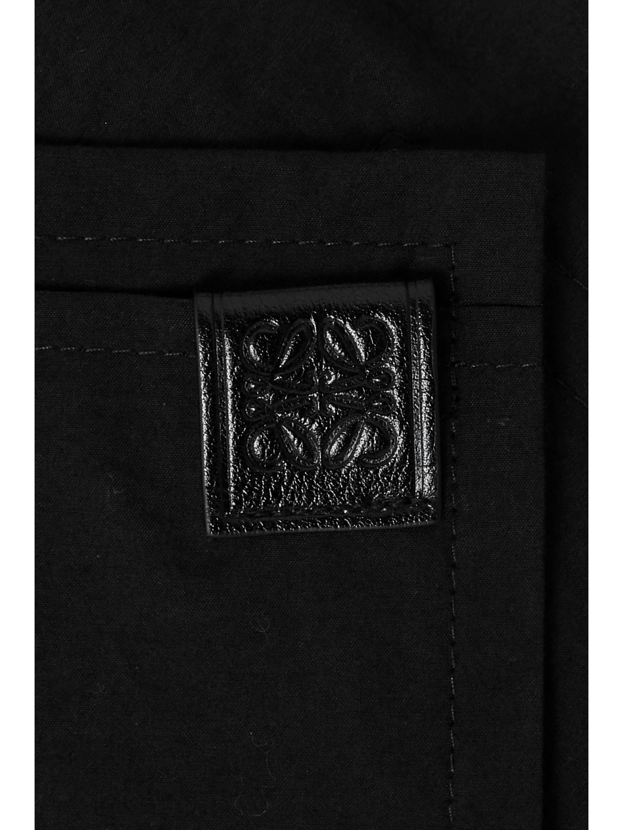 LOEWE + Paula's Ibiza cotton-blend twill tapered pants
