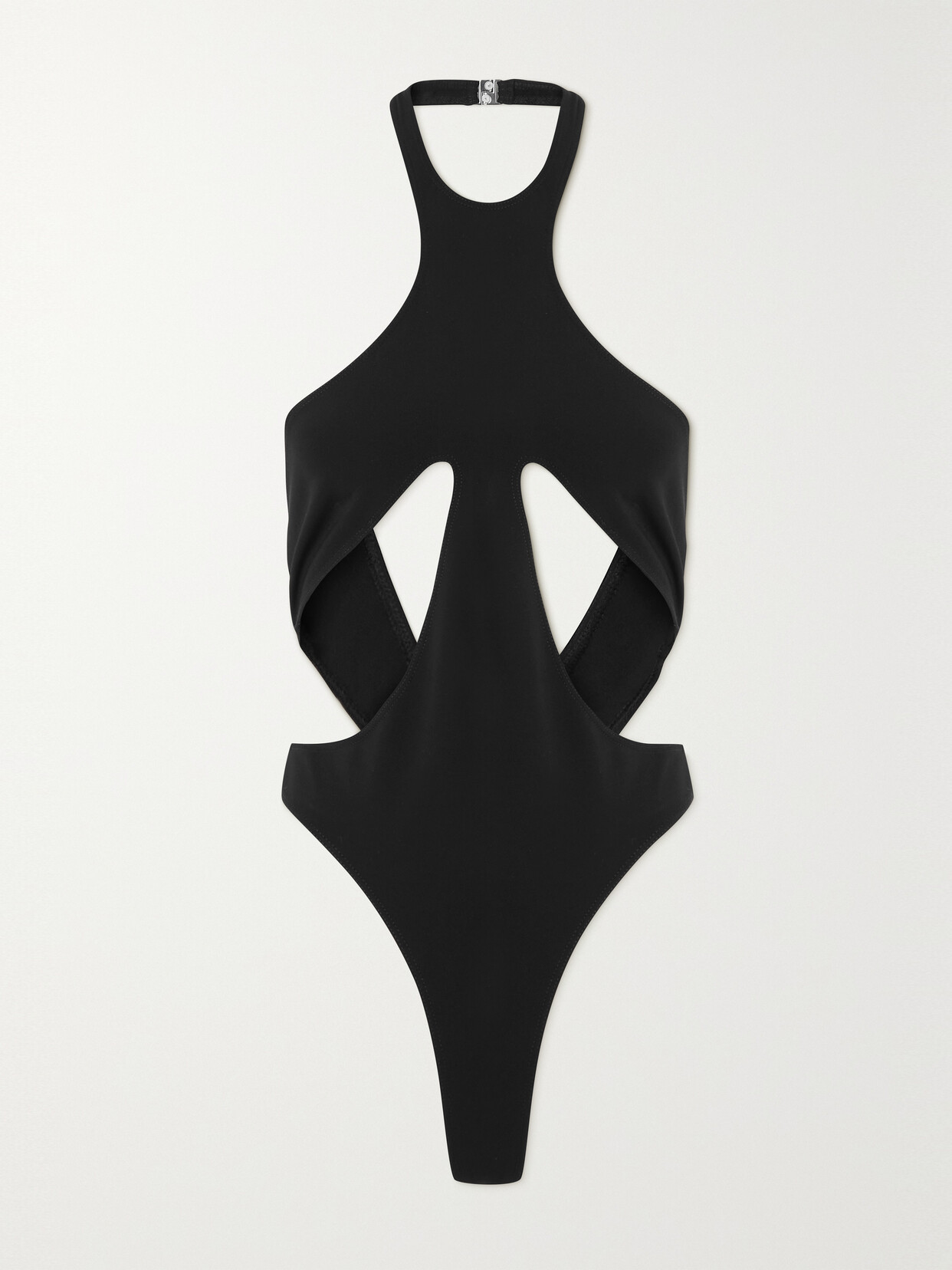 Mugler Cutout Swimsuit - Black