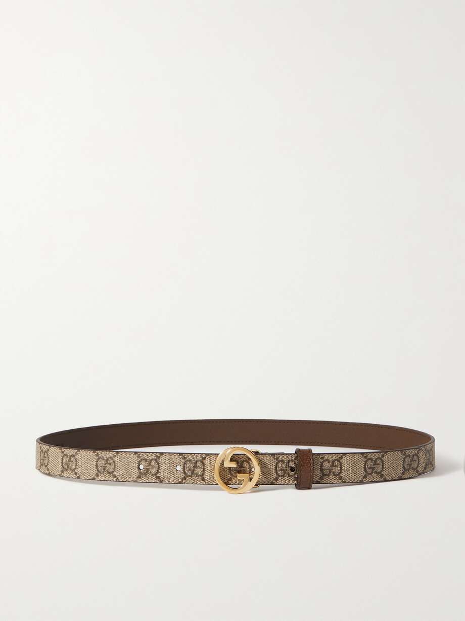 net-a-porter.com | Embellished coated-canvas and leather belt