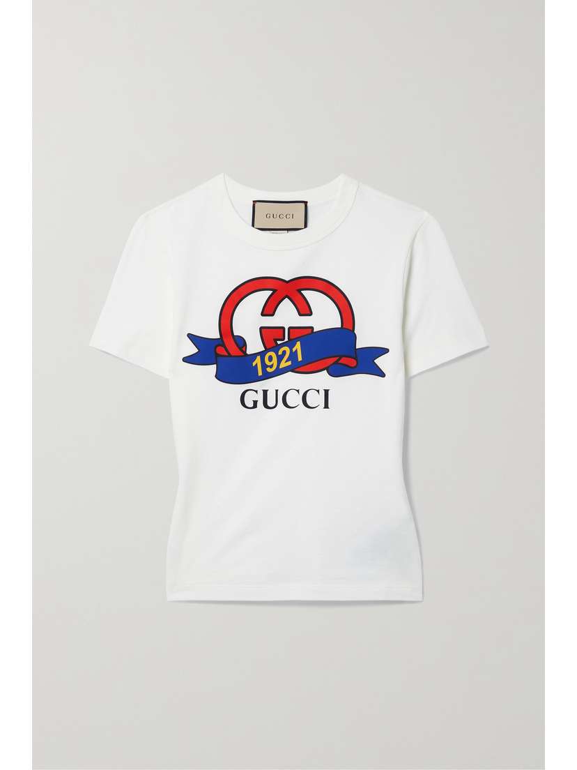 Gucci Printed Cotton-jersey T-shirt