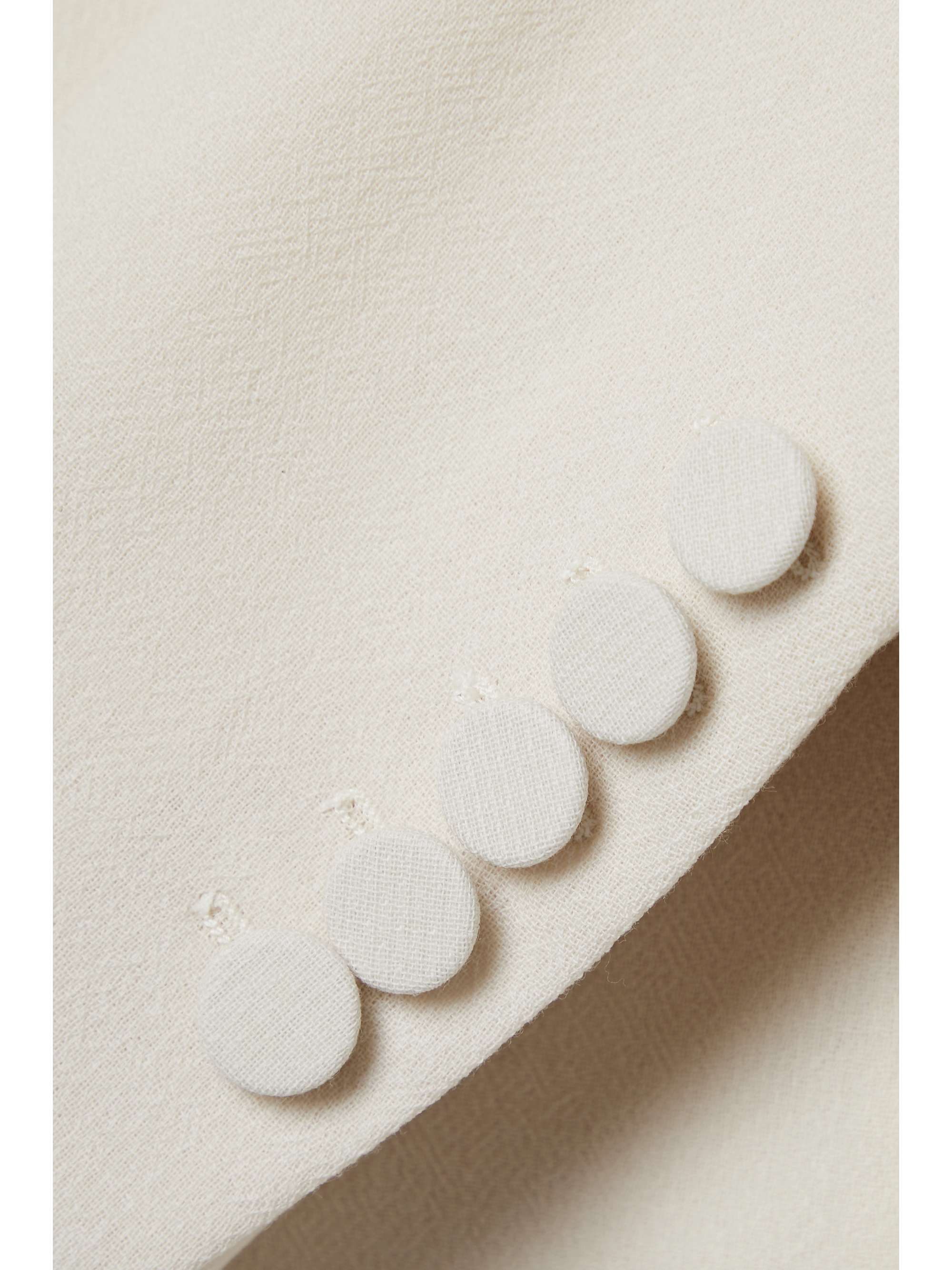GUCCI Belted wool-crepe jacket