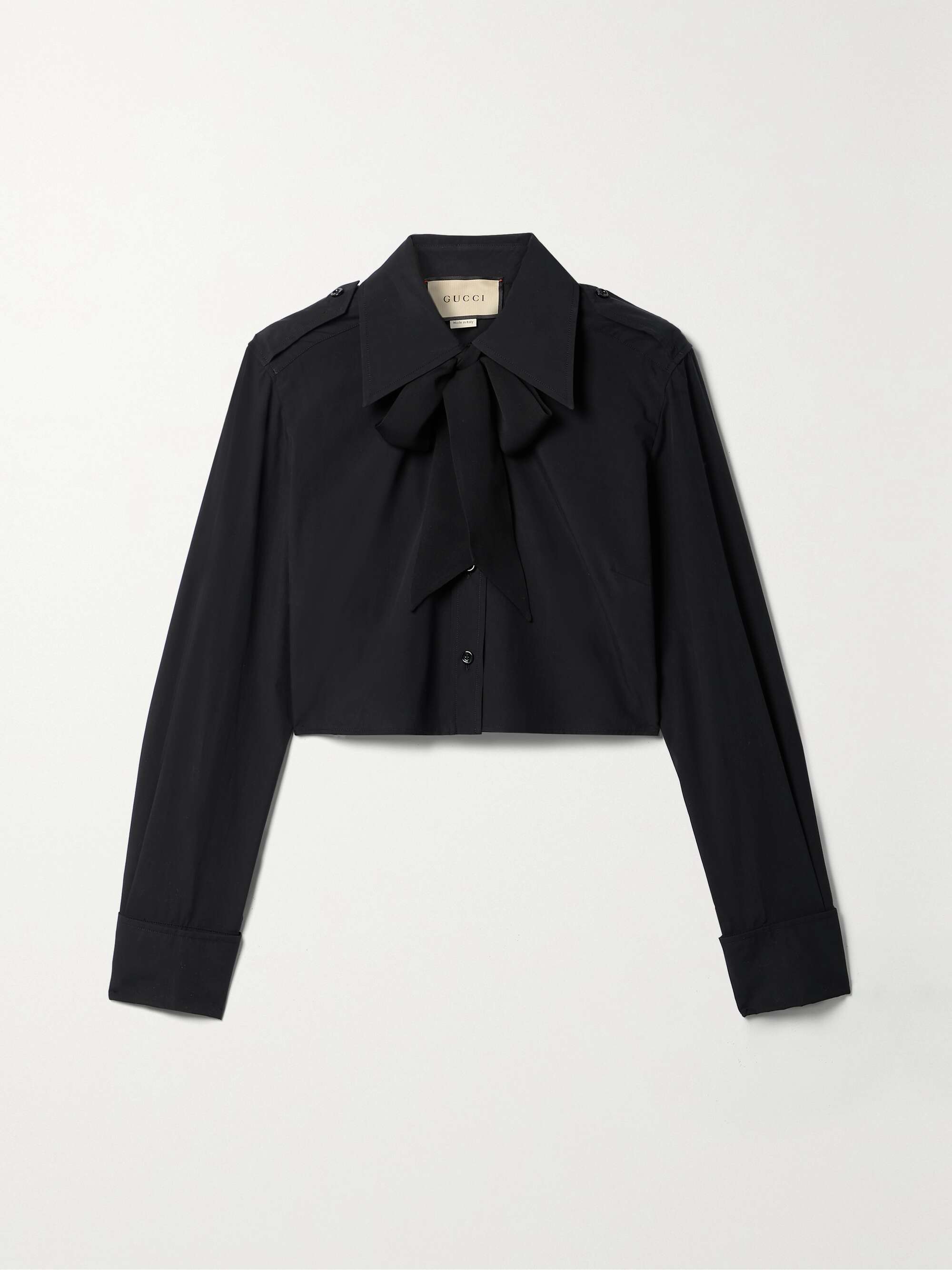 【関税＆送料込み】Gucci Wool Cropped Trousers GUCCI Wool-jacquard straight-leg pants | NET-A-PORTER