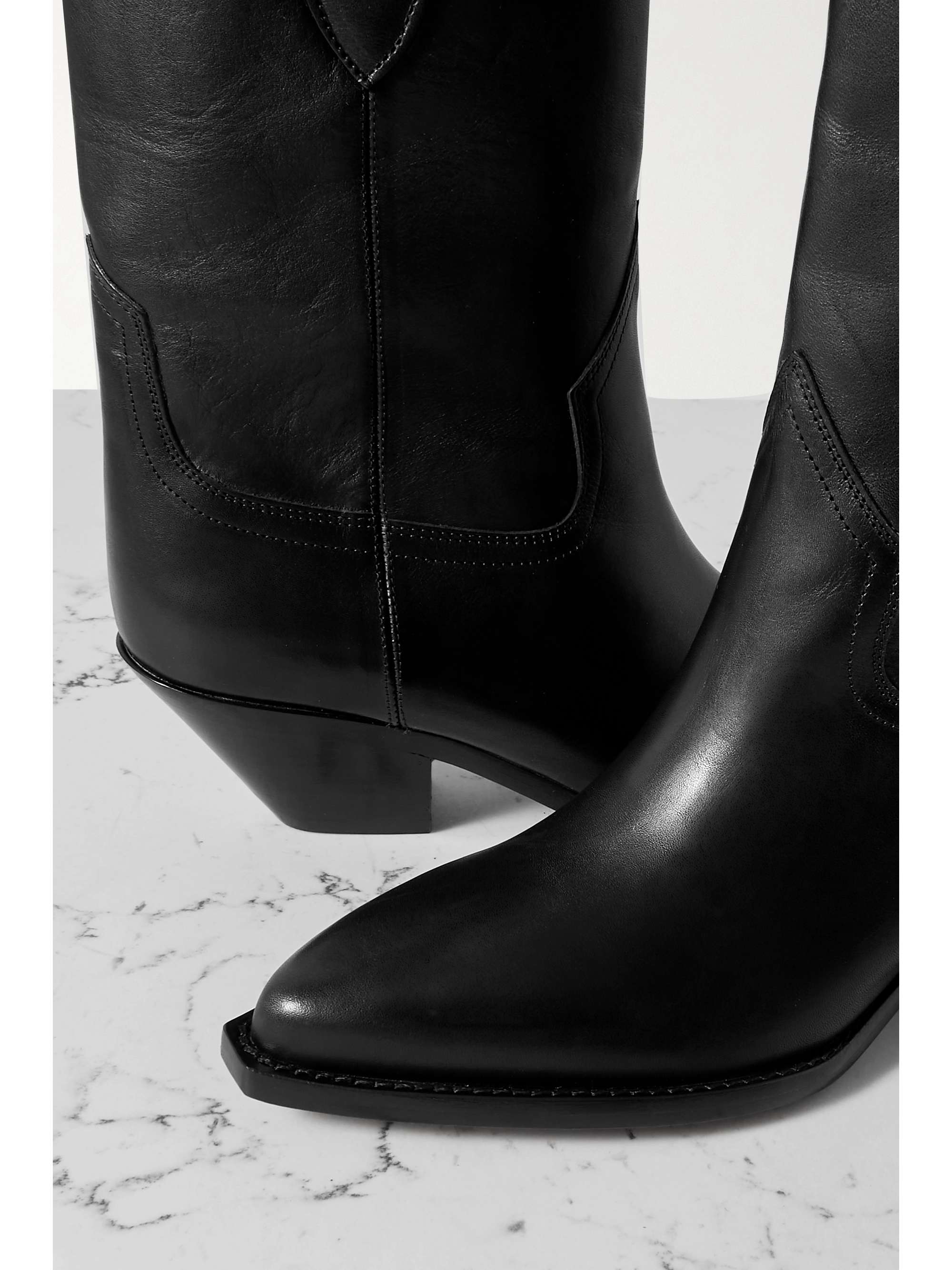 ISABEL MARANT Dahope leather boots | NET-A-PORTER