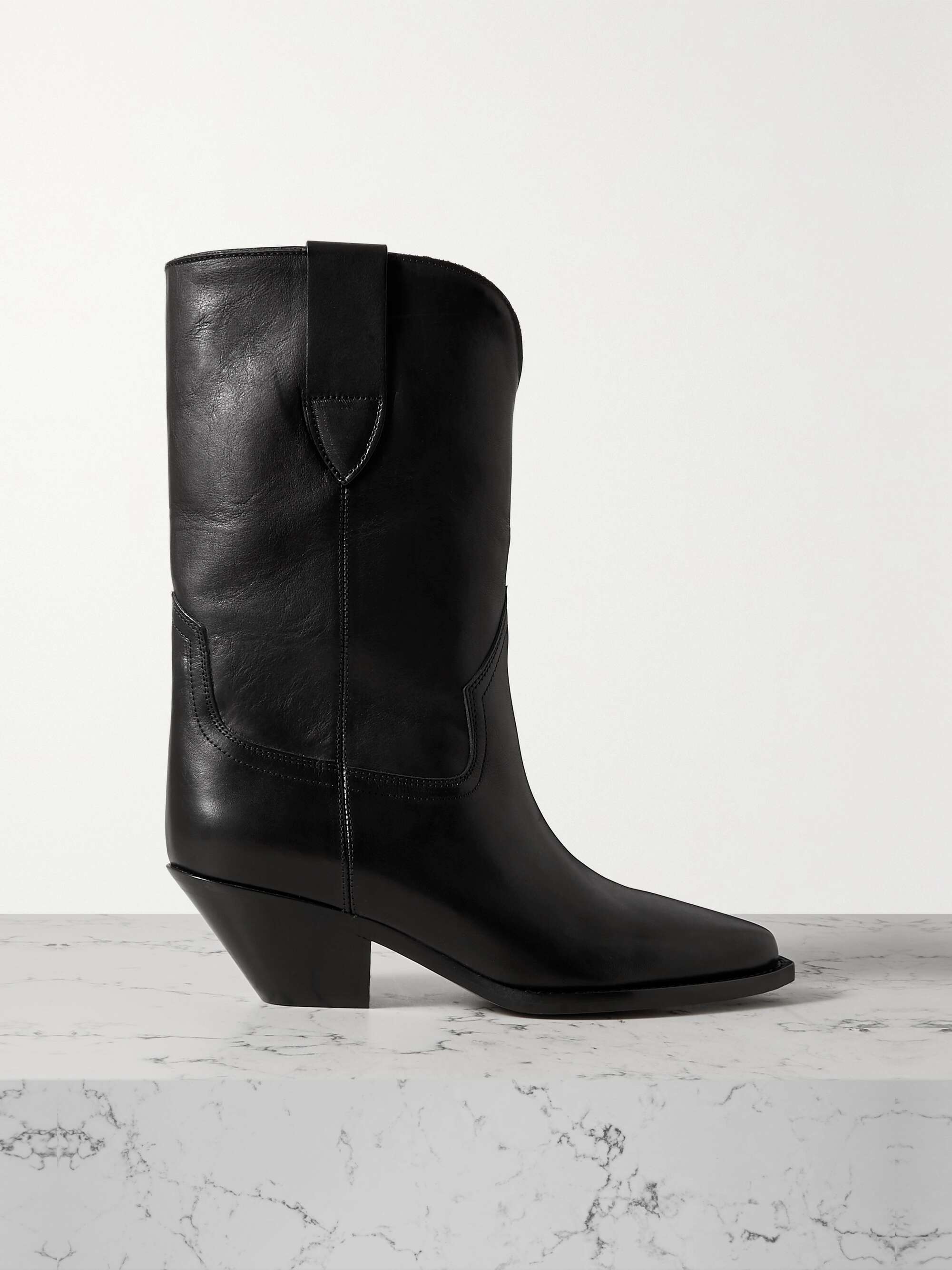 ISABEL MARANT Dahope leather cowboy boots NET-A-PORTER