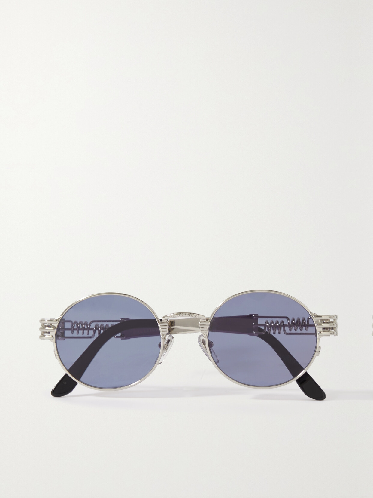 Jean Paul Gaultier - Round-frame Silver-tone Sunglasses - One size