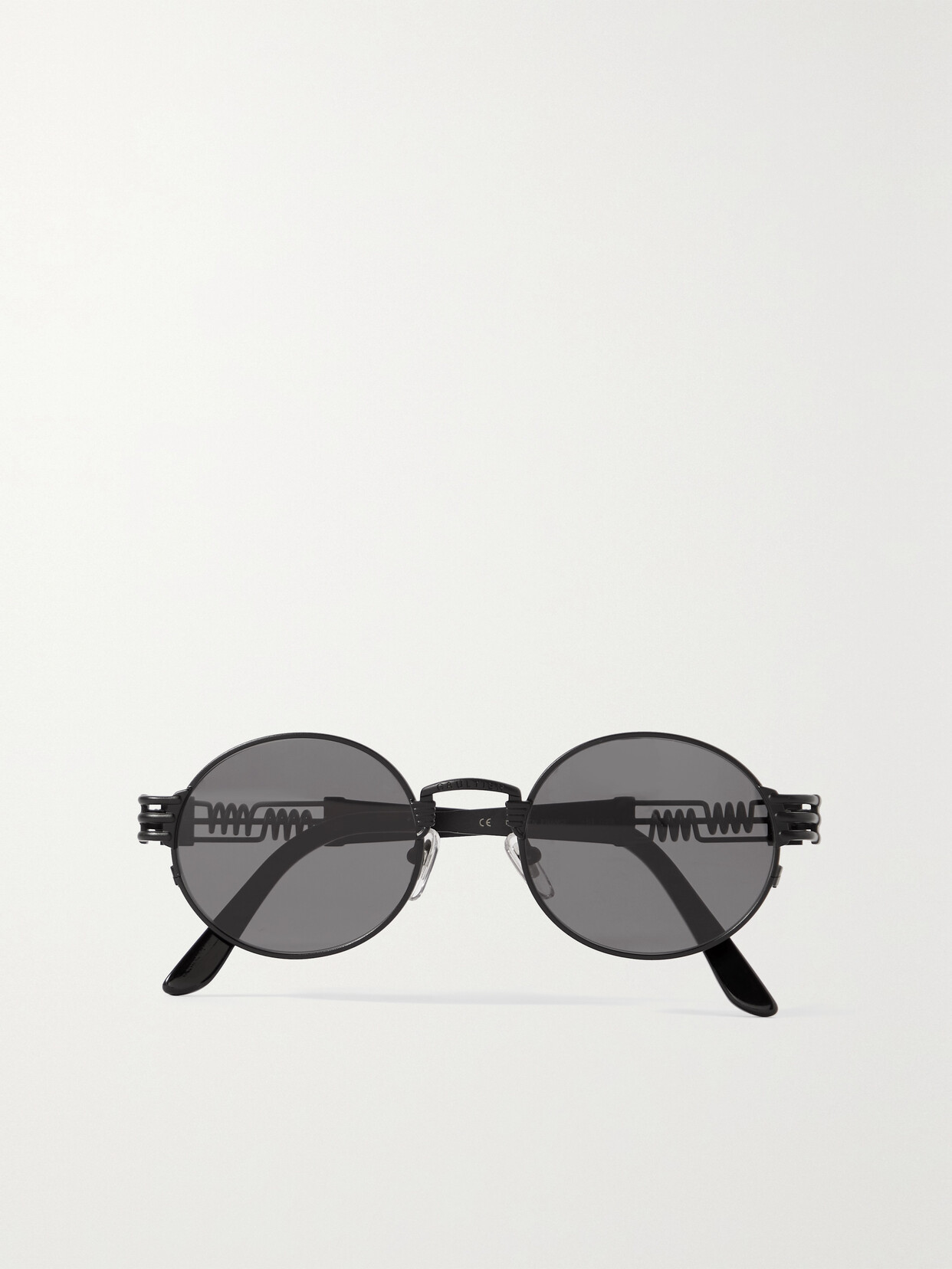 Jean Paul Gaultier - Round-frame Metal Sunglasses - Black