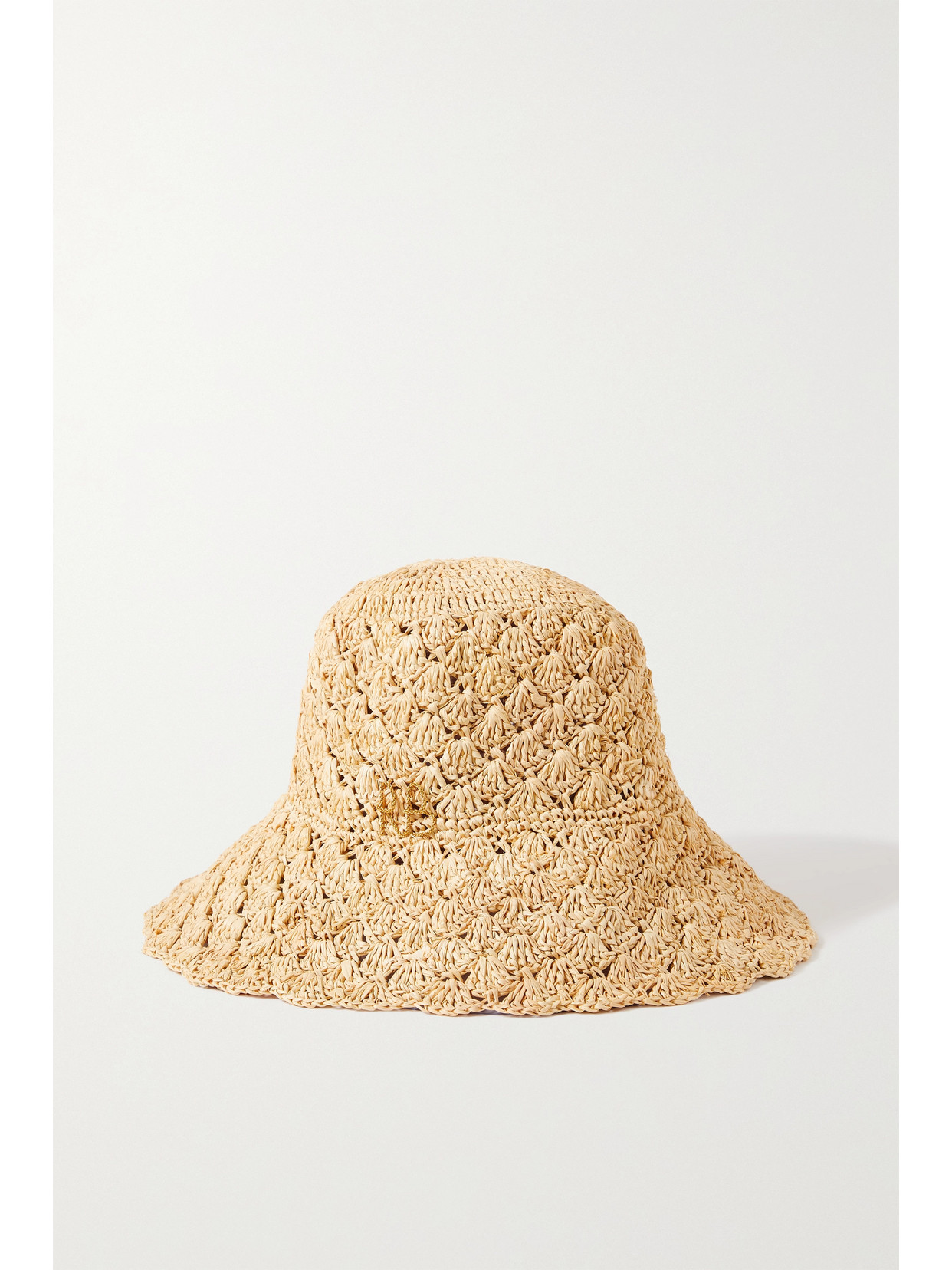 Ruslan Baginskiy Crochet-knit Bucket Hat In Neutrals | ModeSens