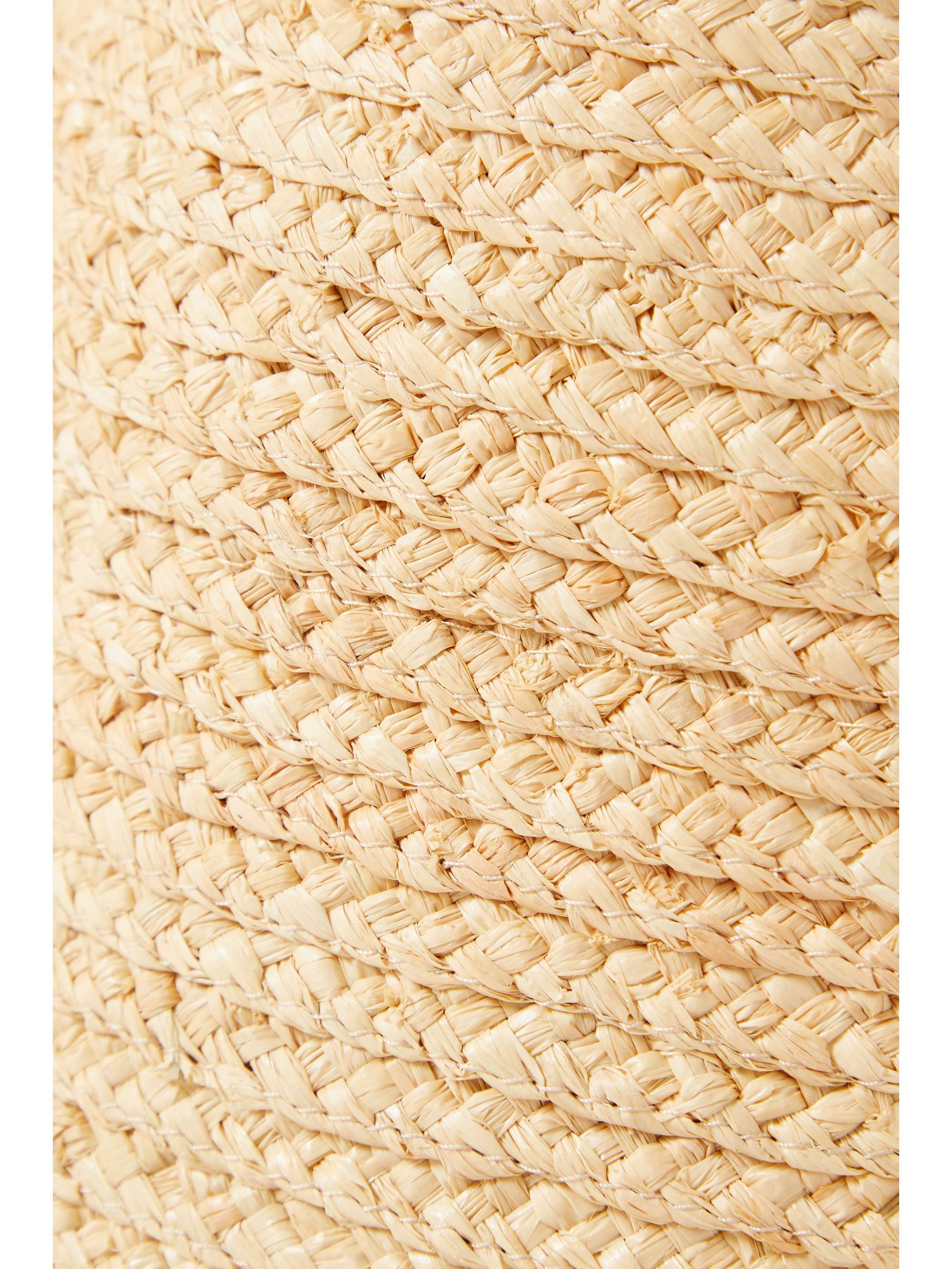 RUSLAN BAGINSKIY Straw cloche hat
