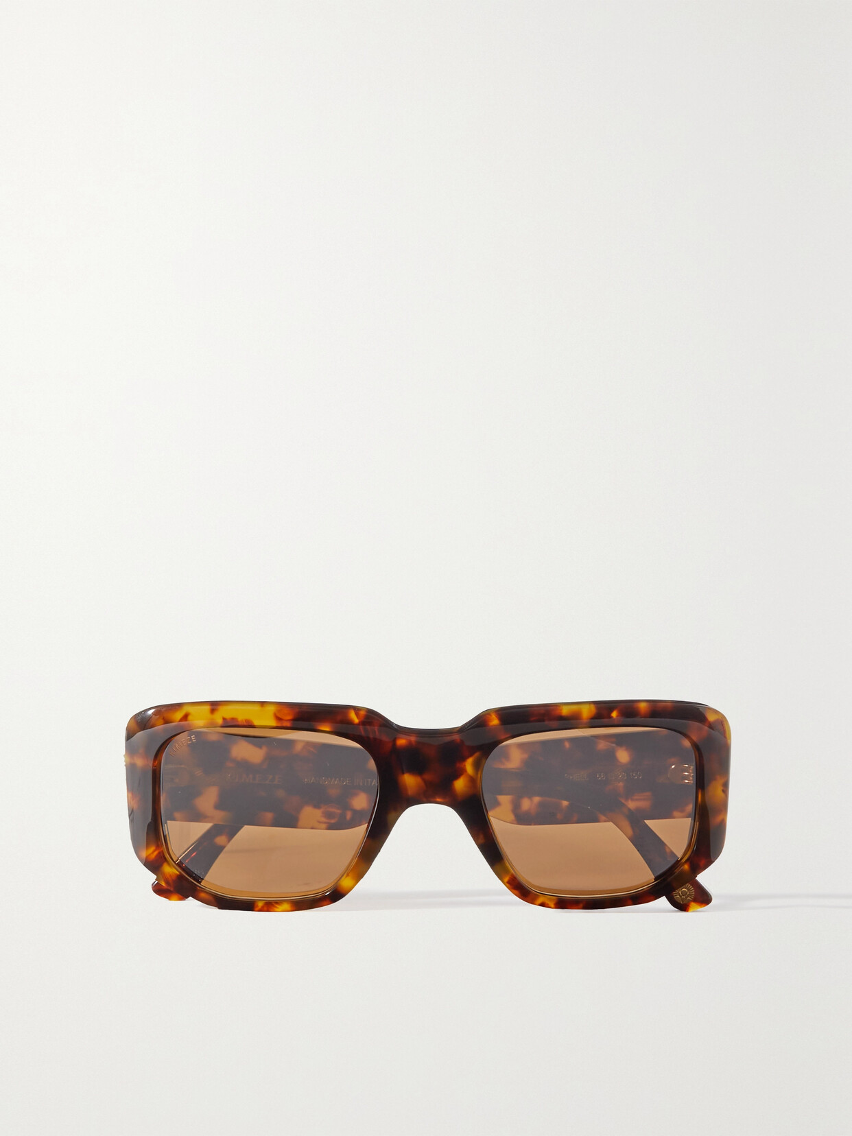 Kimeze - + Net Sustain Amon Oversized Square-frame Tortoiseshell Acetate Sunglasses - One size