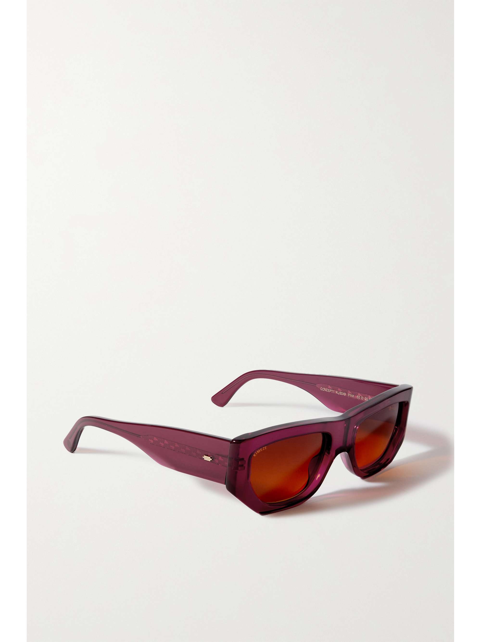 KIMEZE Lunettes de soleil en D en acétate Shallow Sun