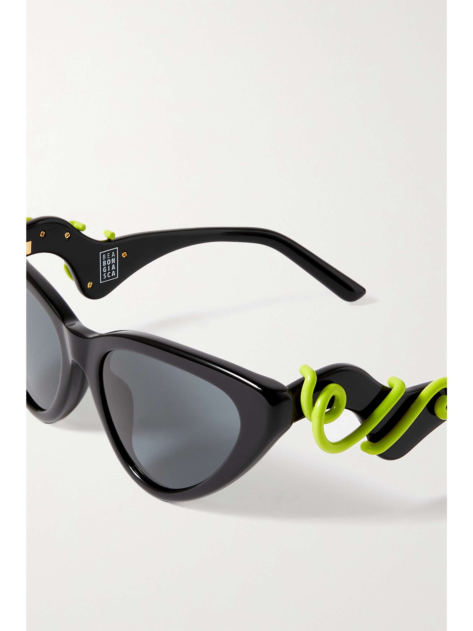 LINDA FARROW EYEWEAR Cat-eye acetate sunglasses