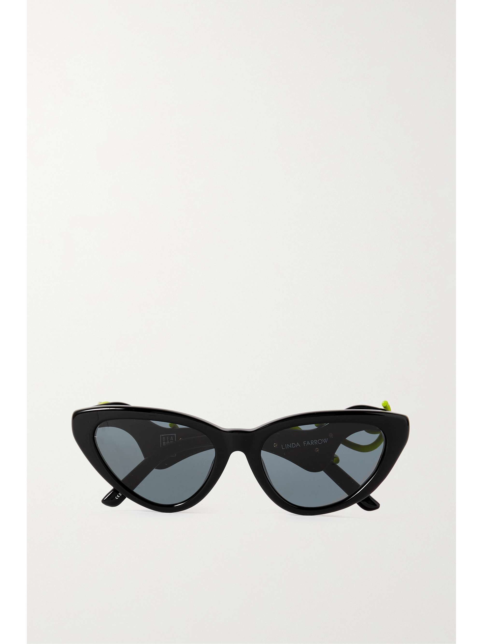 LINDA FARROW EYEWEAR Cat-eye acetate sunglasses