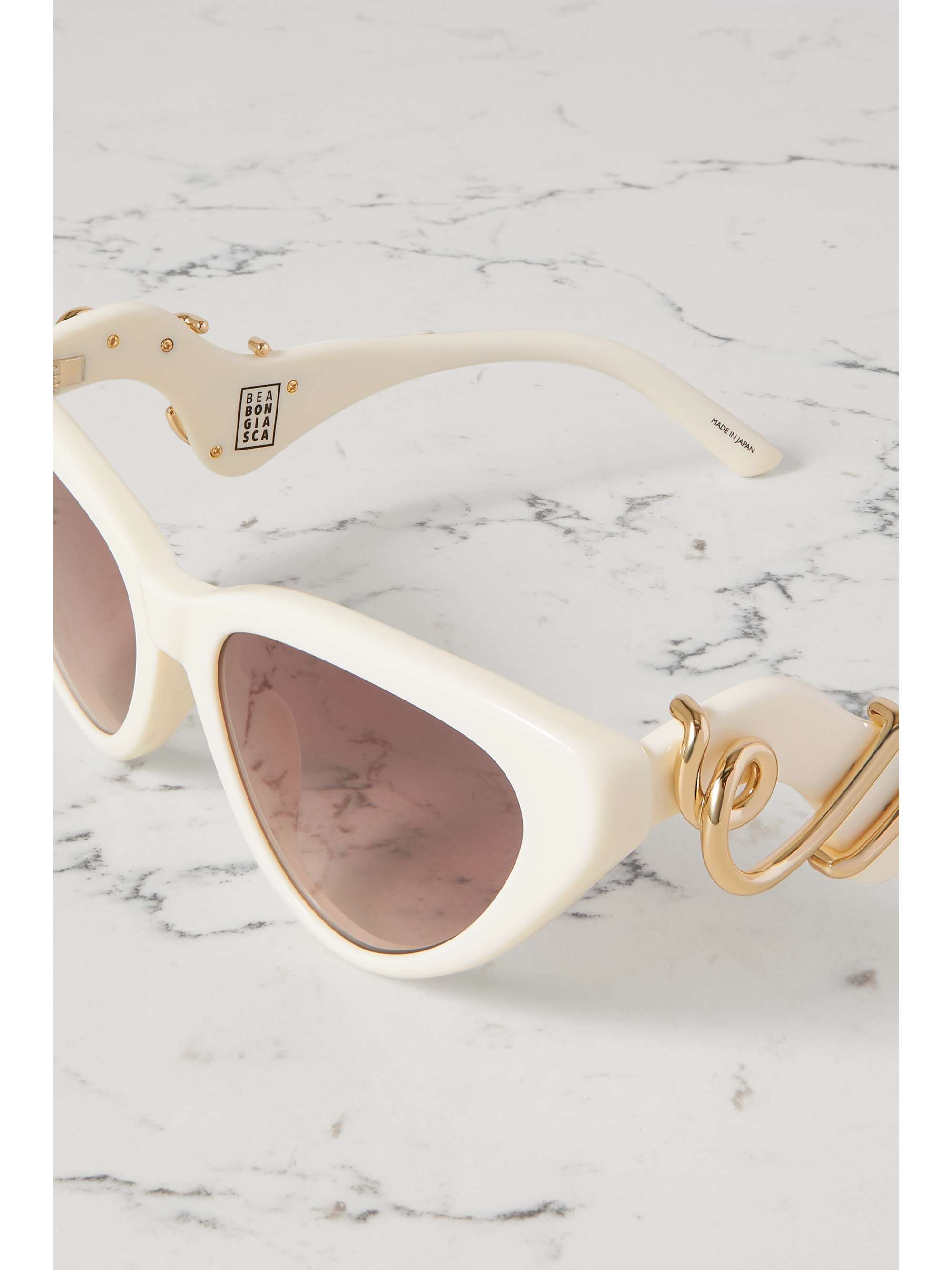 LINDA FARROW EYEWEAR Cat-eye acetate sunglasses