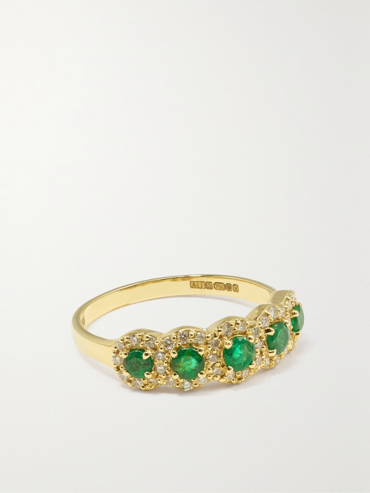 Amrapali London - 18-karat Gold, Emerald And Diamond Ring - 7