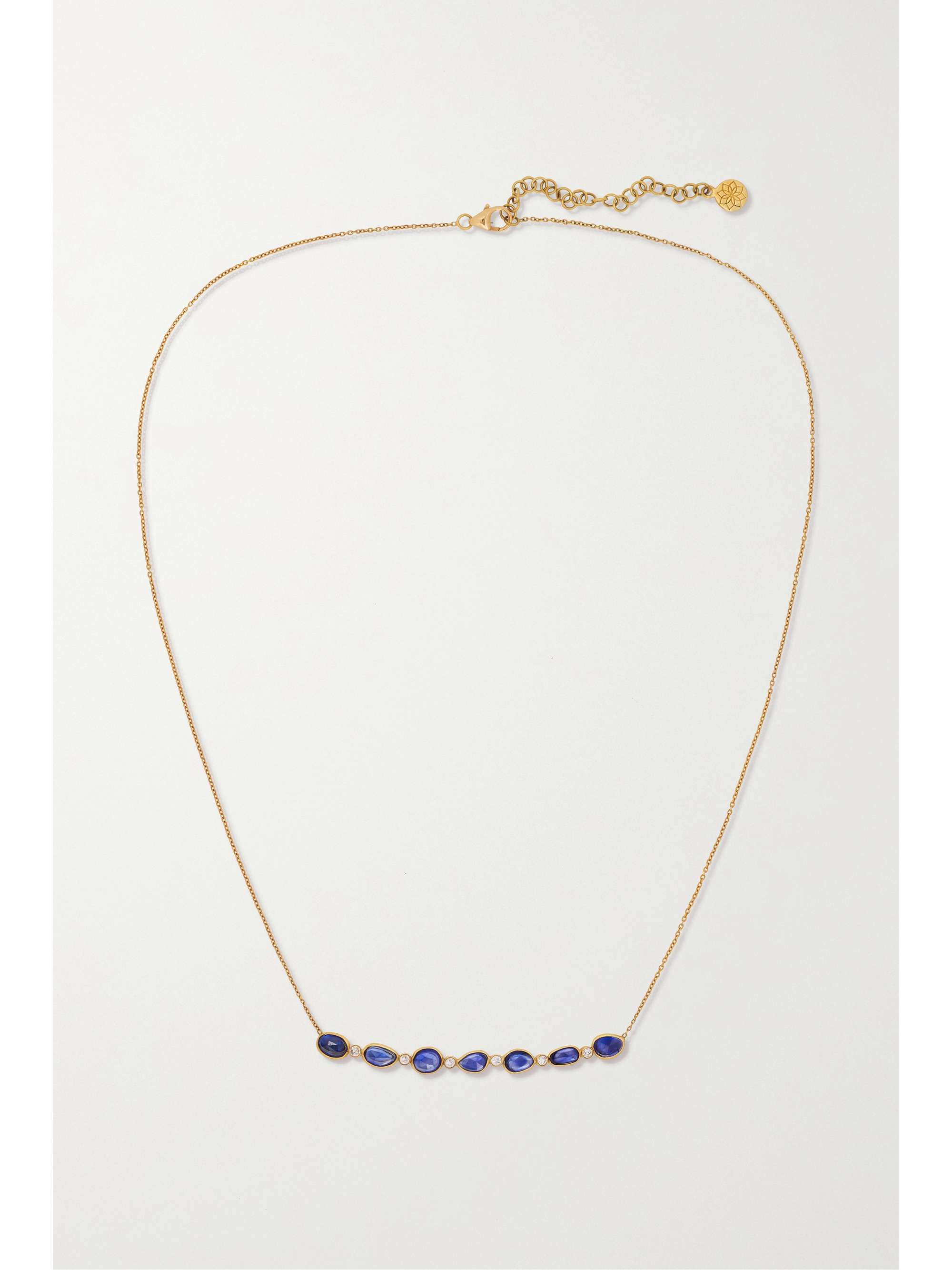 AMRAPALI LONDON 18-karat gold, sapphire and diamond necklace