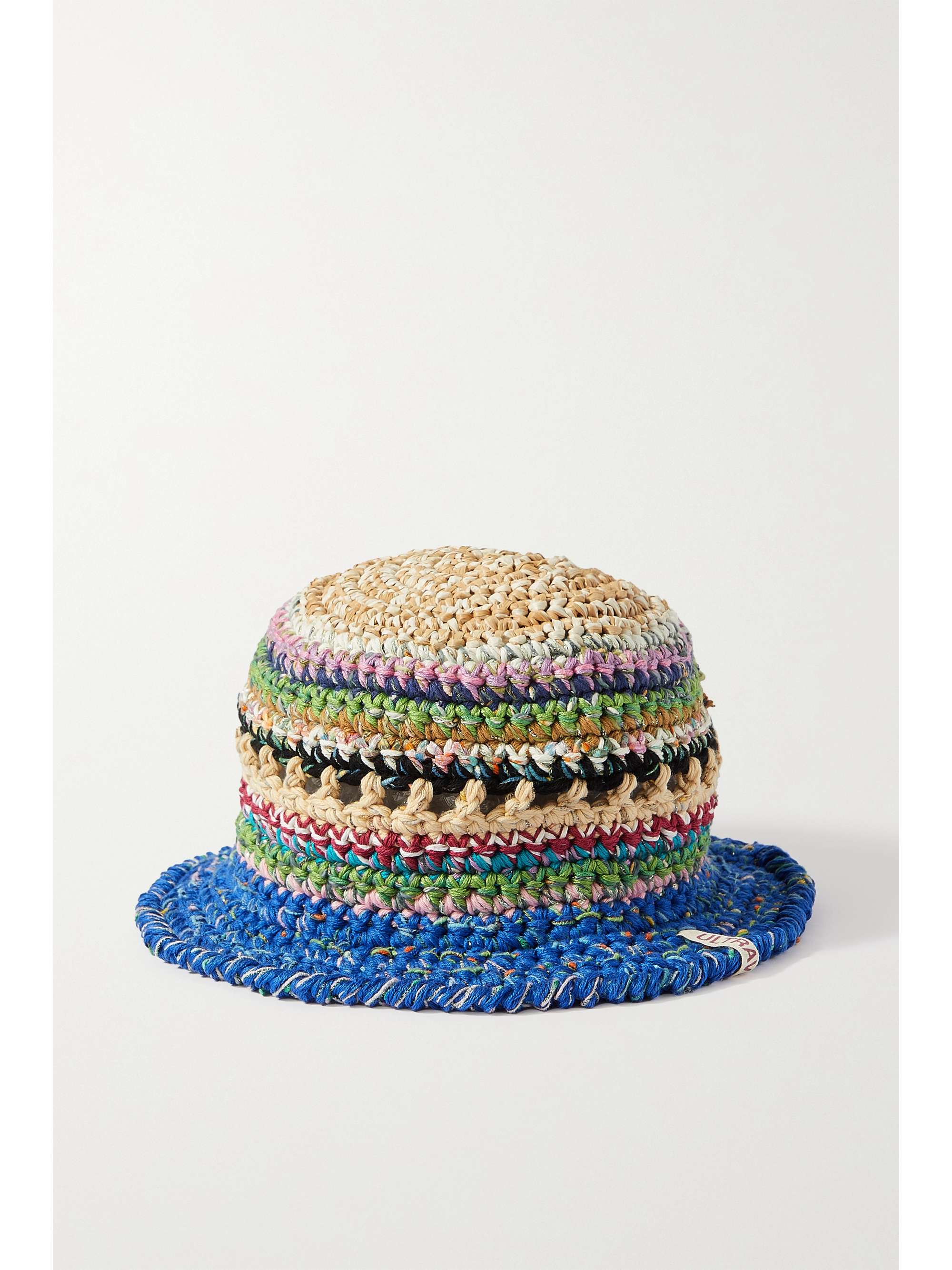 ULTRAVIOLHAT Josefine crocheted cotton-blend bucket hat