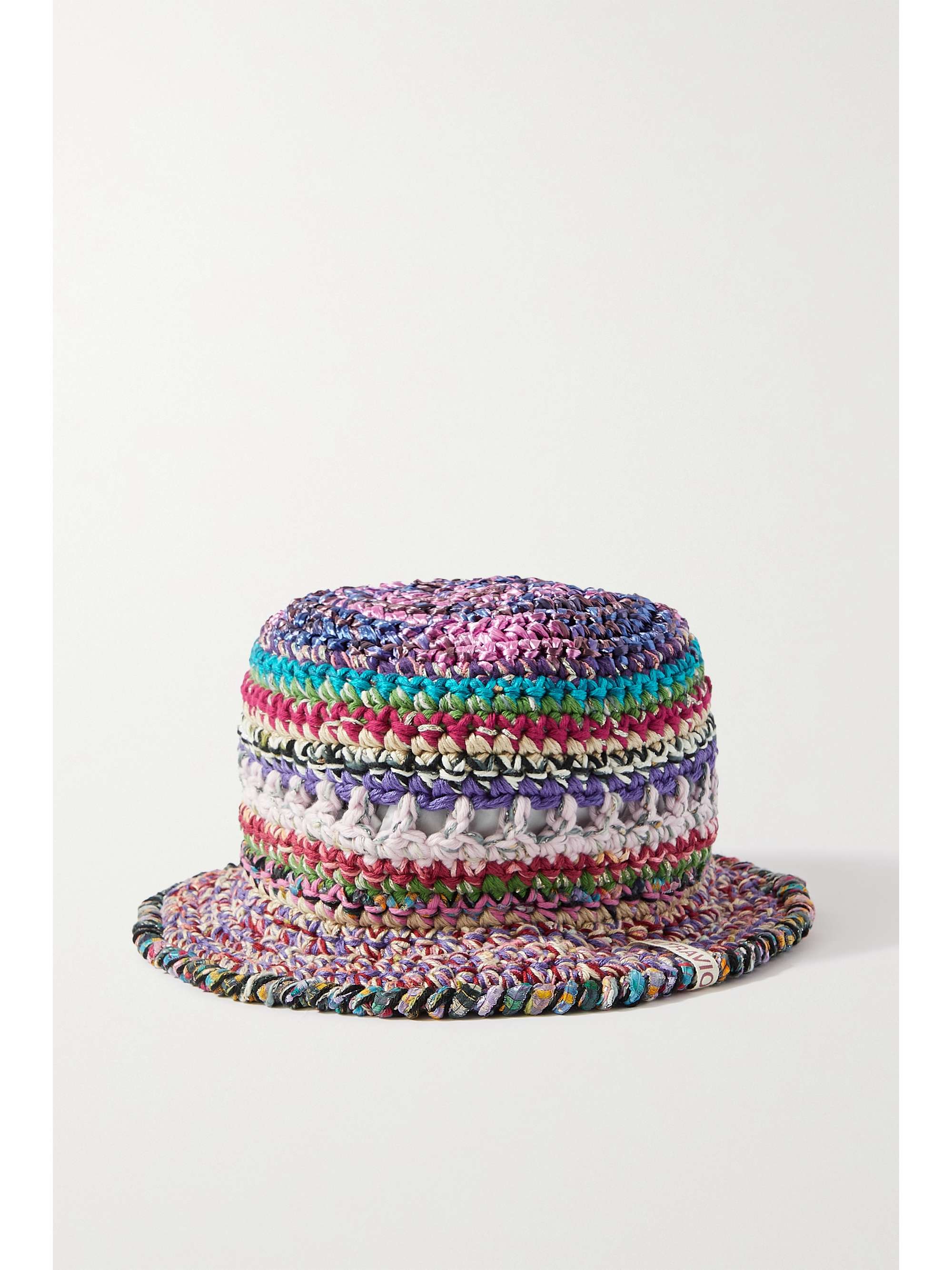 ULTRAVIOLHAT Crocheted cotton-blend bucket hat