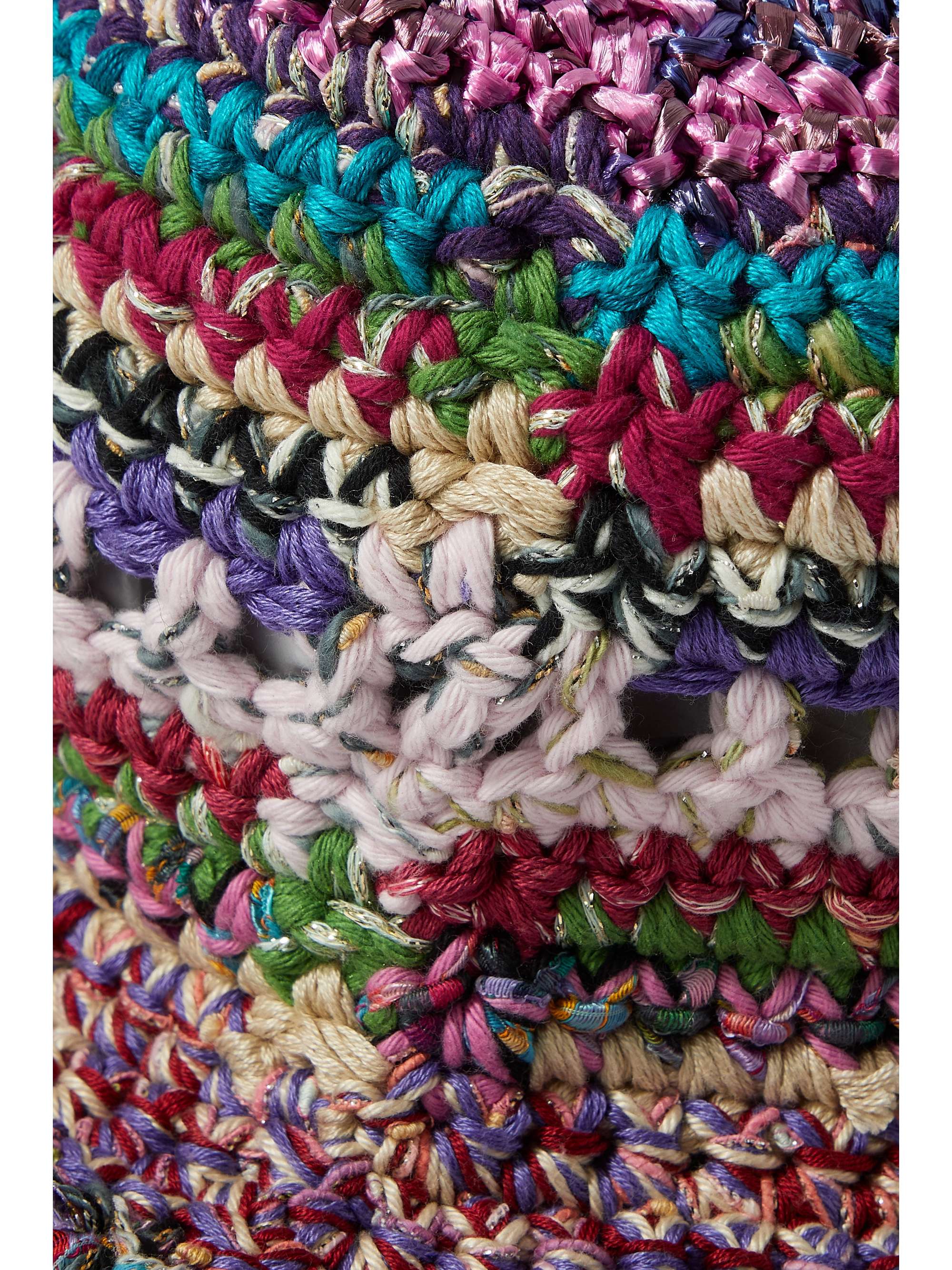 ULTRAVIOLHAT Crocheted cotton-blend bucket hat