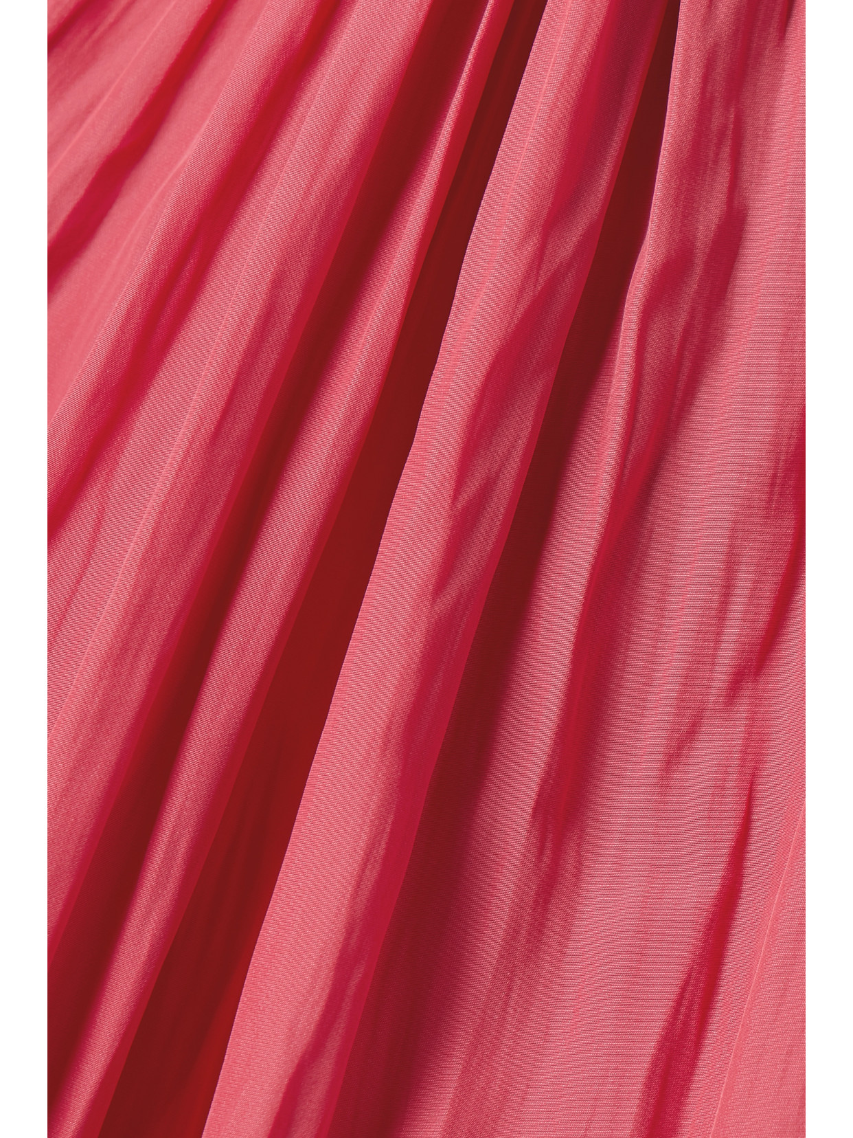 Lanvin Long-sleeve Flared Charmeuse Shirt In Pink