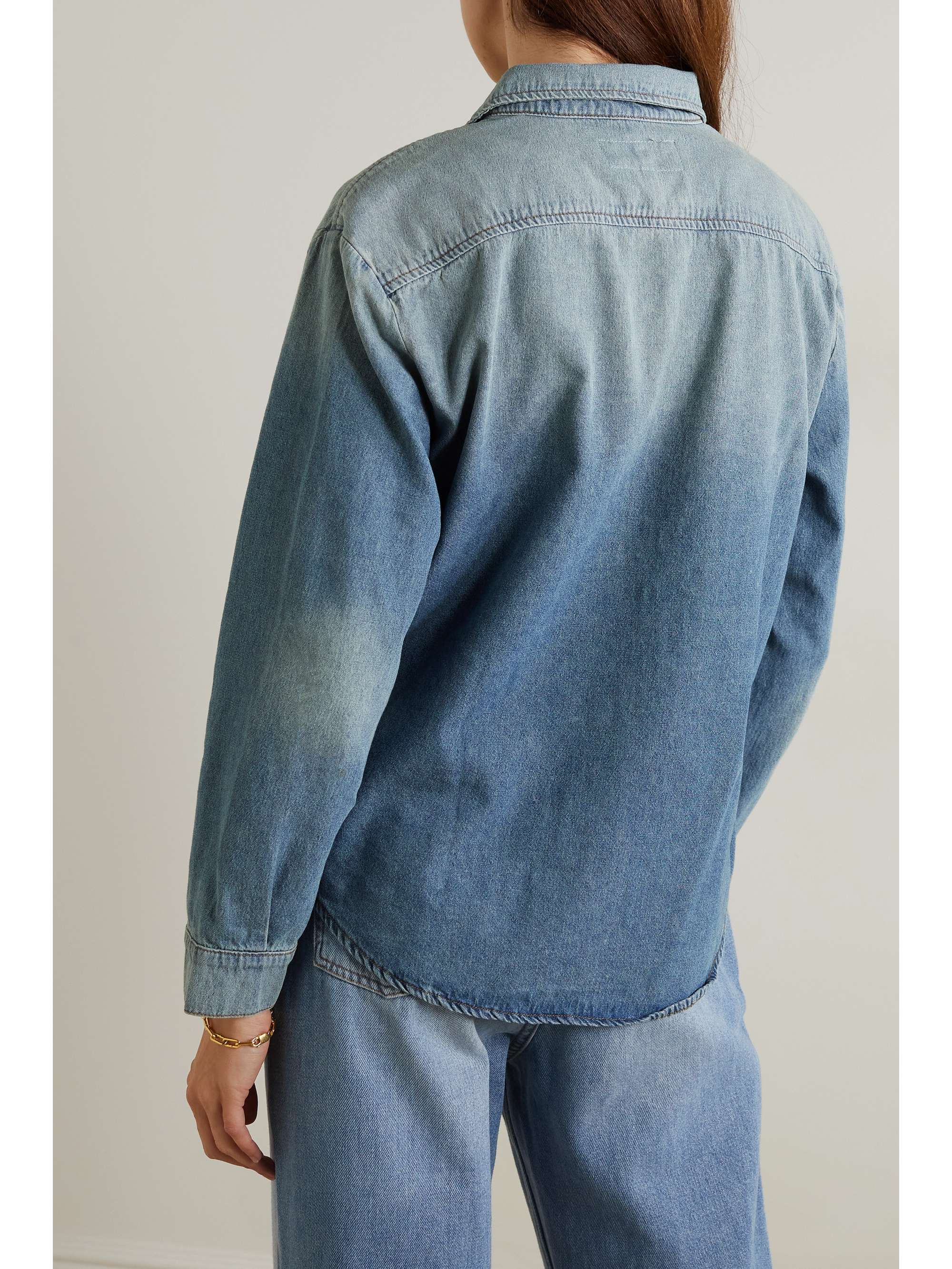 THE GREAT. The Harbor denim shirt | NET-A-PORTER