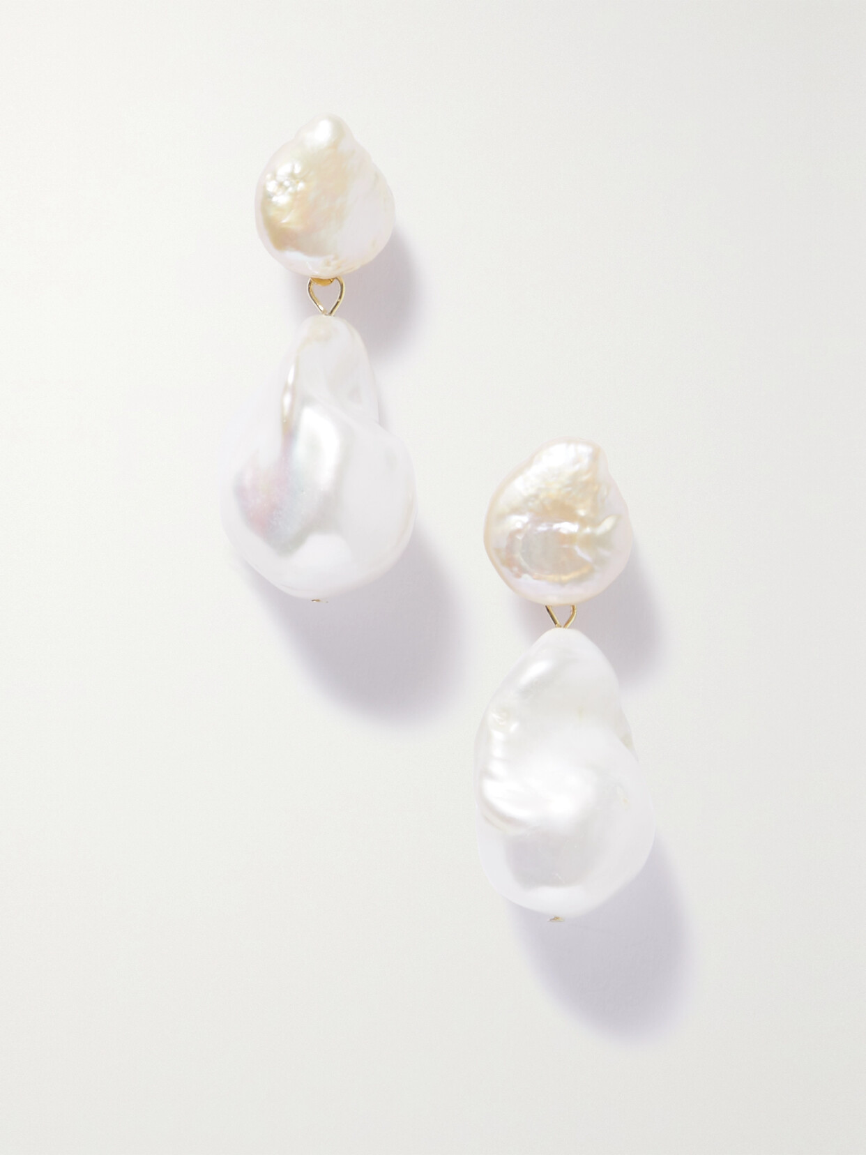 Jennifer Behr - + Net Sustain Moira Gold-tone Pearl Earrings - Ivory