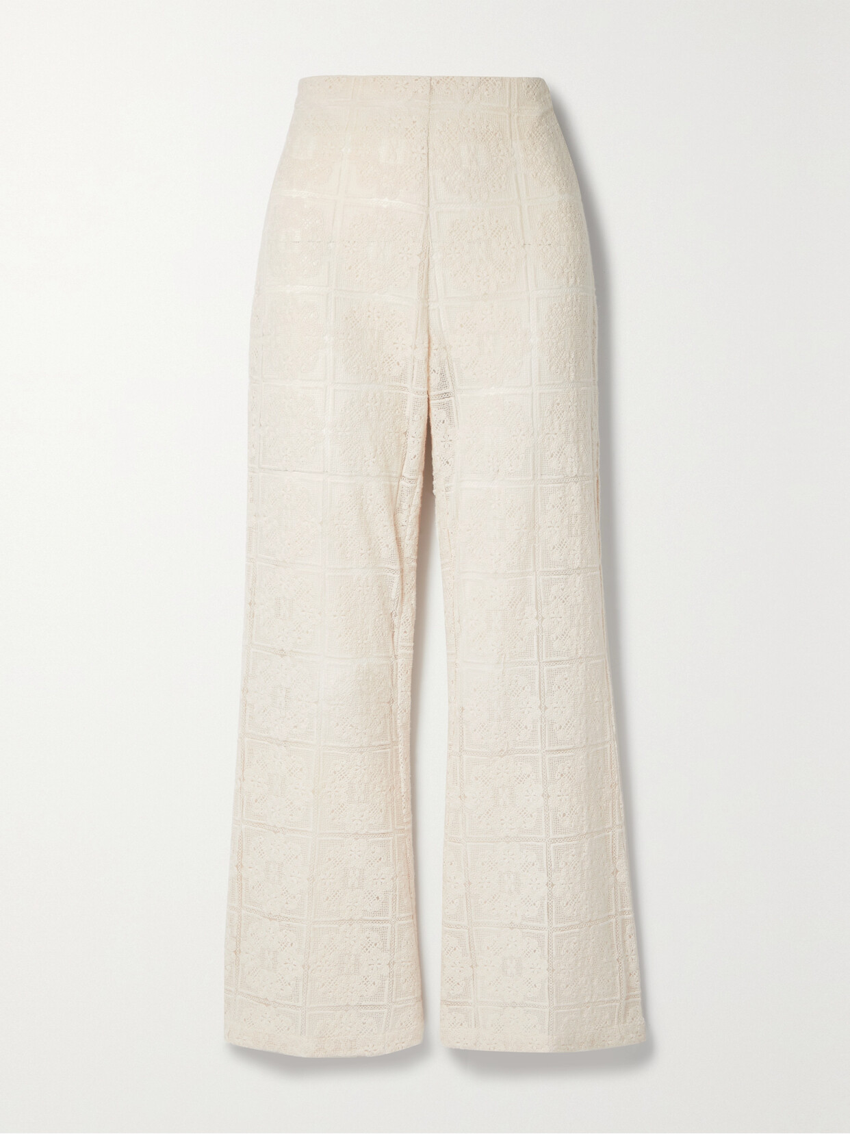 Honorine - Patrizia Lace Flared Pants - Cream