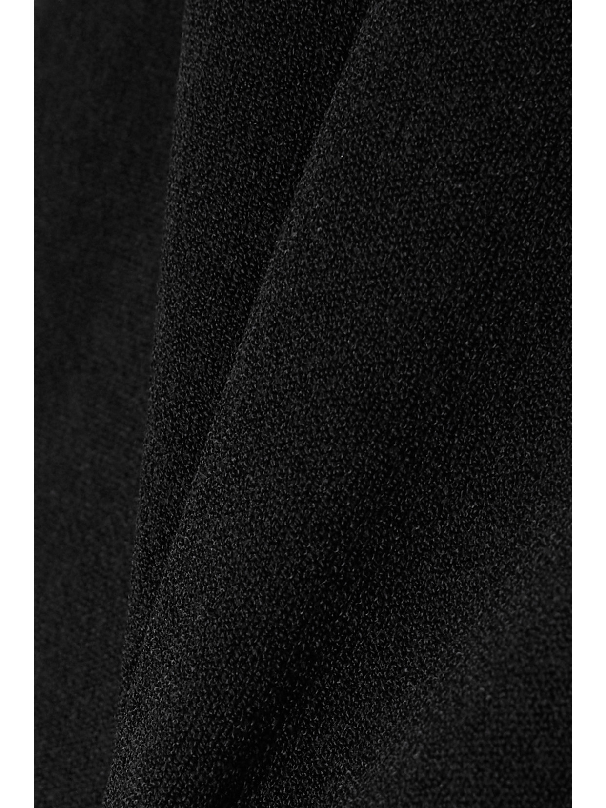 Shop Alaïa Archetypes Convertible Off-the-shoulder Stretch-knit Midi Dress In Black