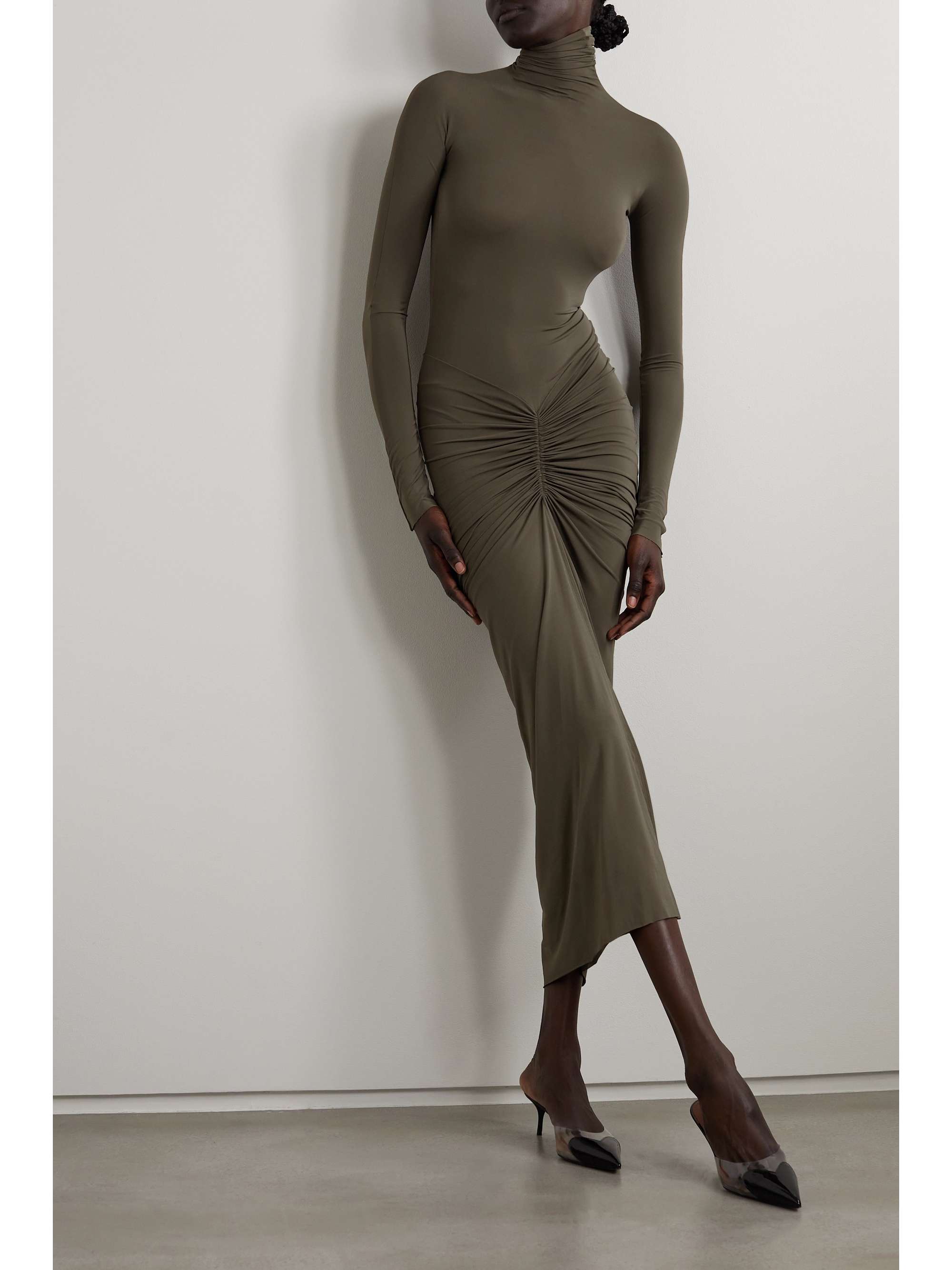 Alaia green dress sale
