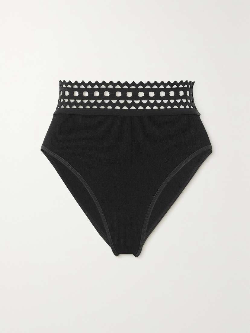 Alaïa Archetypes Laser-cut Stretch-knit Briefs