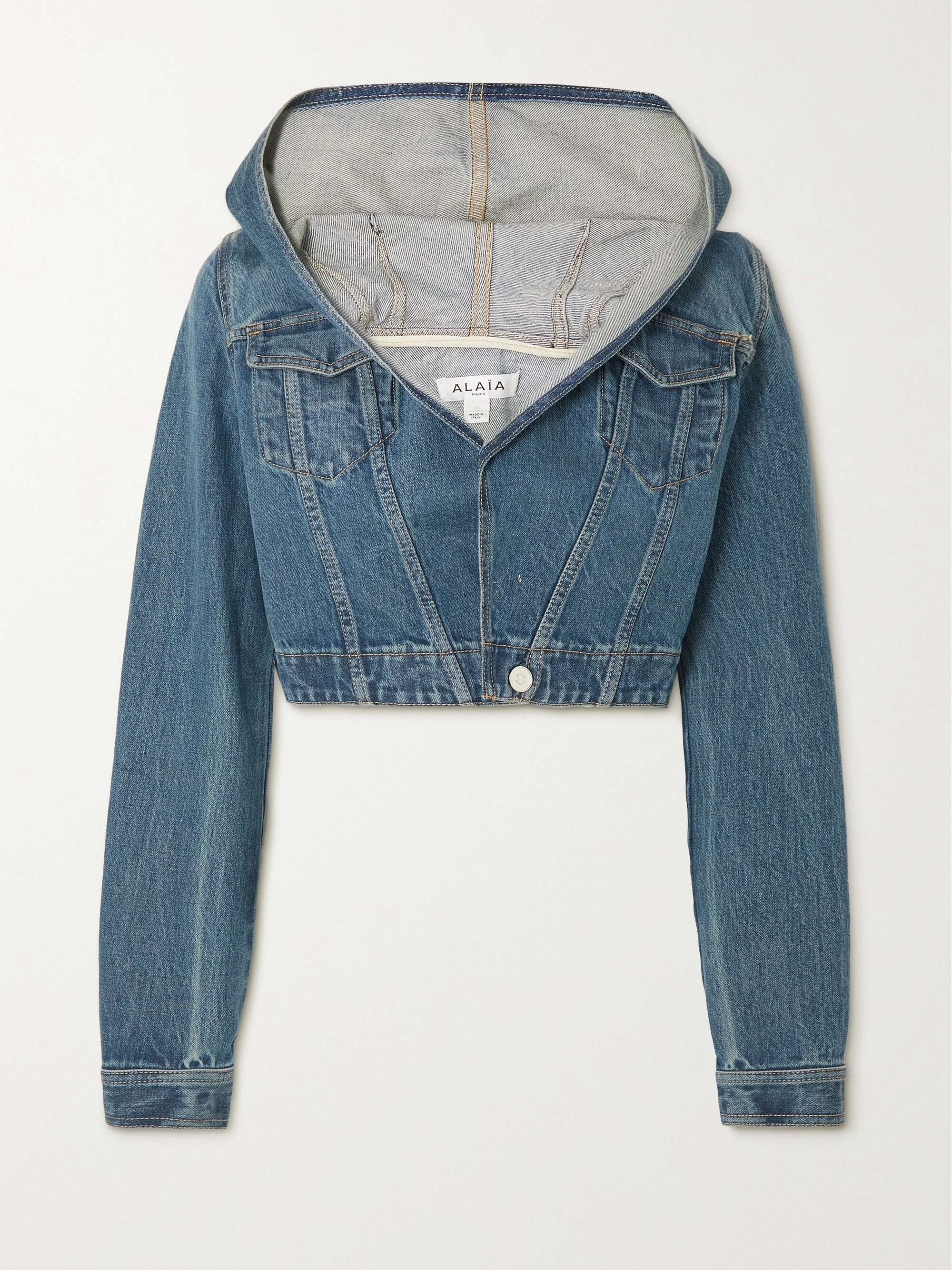 ALAÏA Denim hoodie