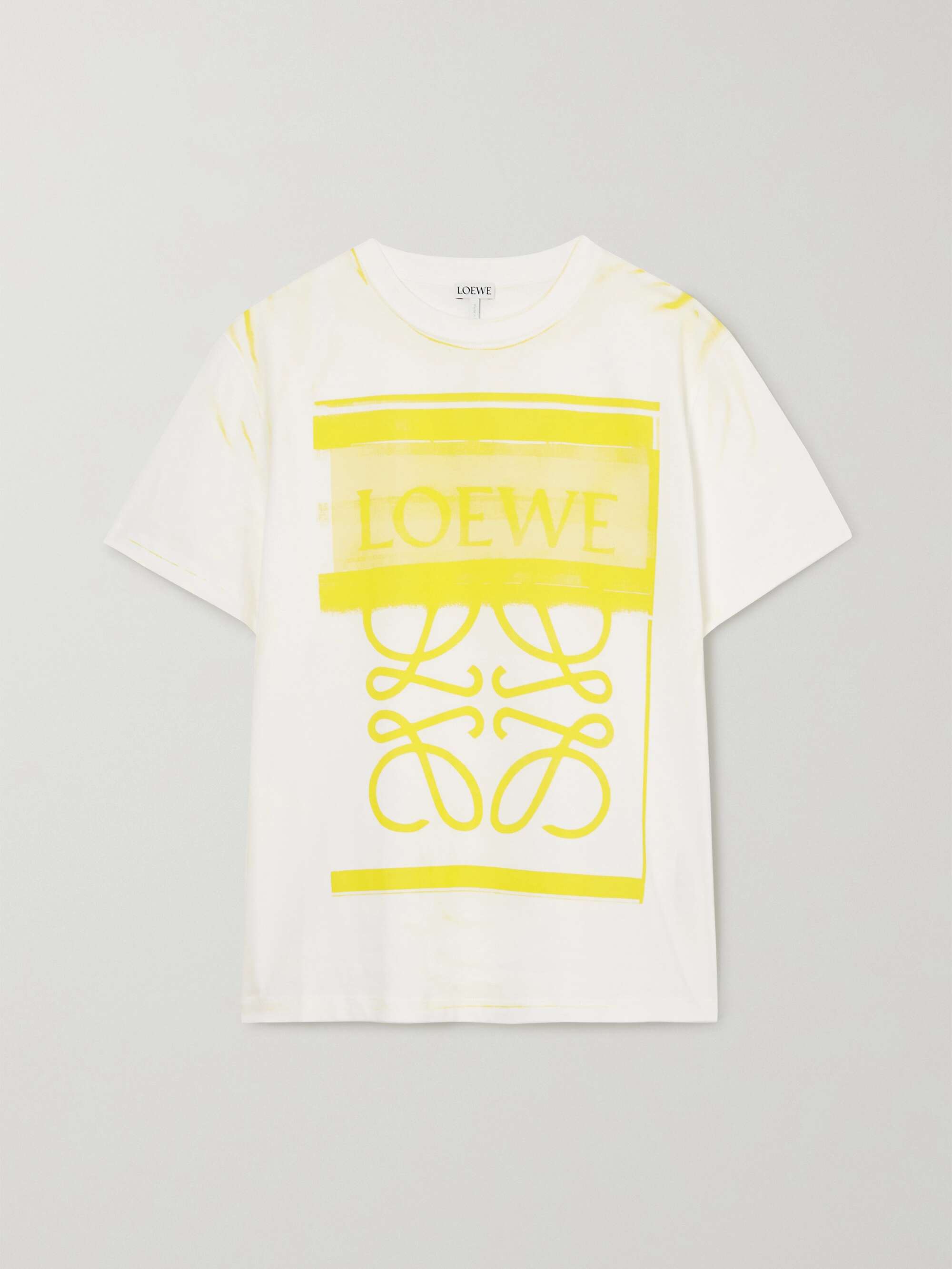 Loewe 25 Floral Round Neck Short-sleeved T-shirt Cotton