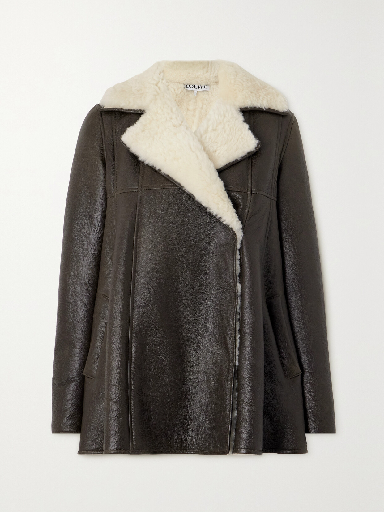 Loewe - Shearling Jacket - Brown