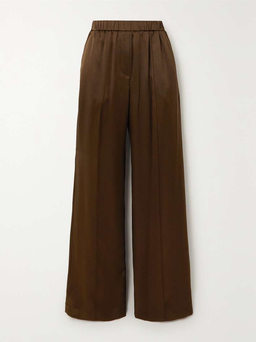 Loewe Silk-satin Straight-leg Pants - x large