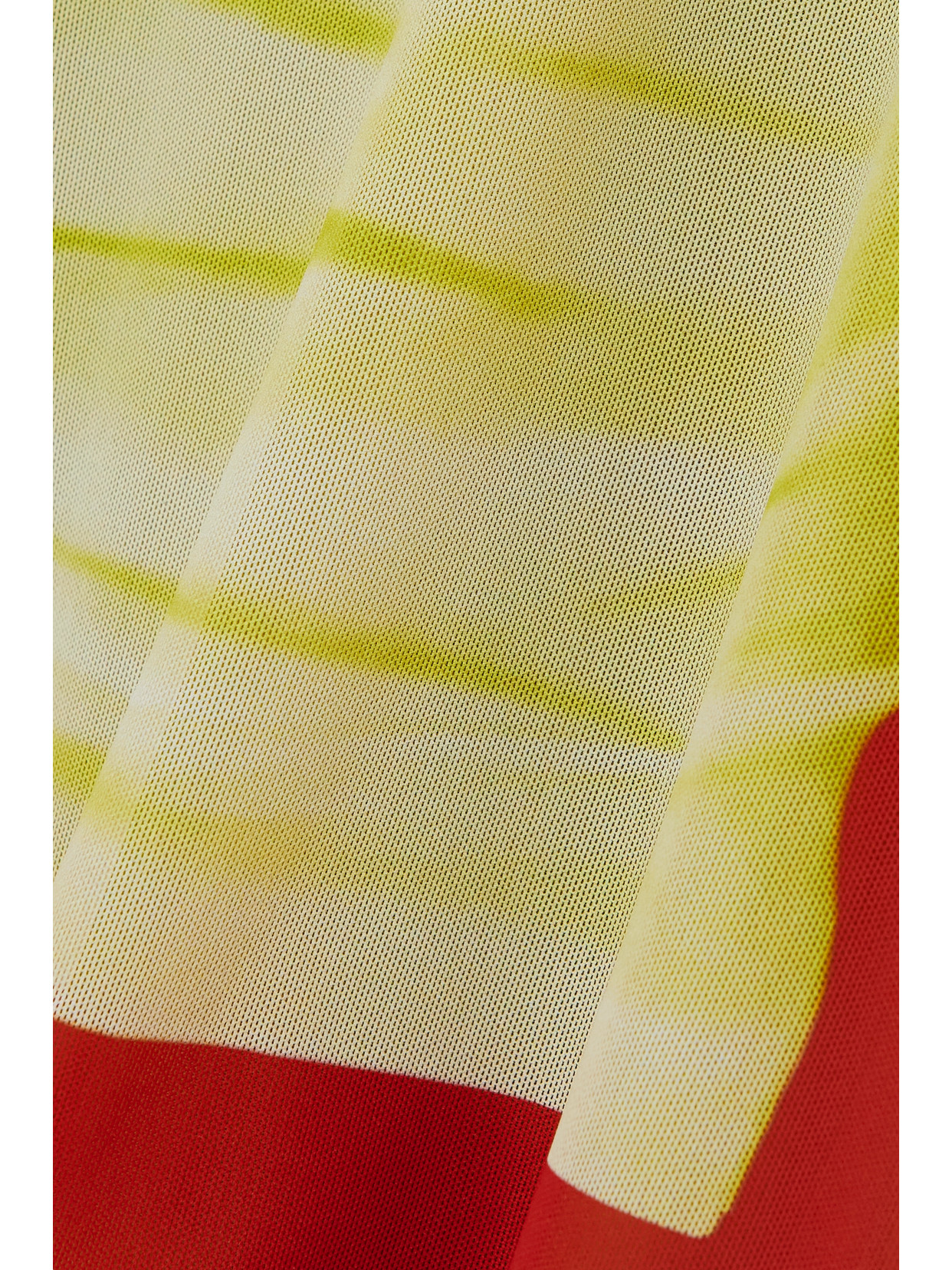 Printed Stretch-Mesh Top