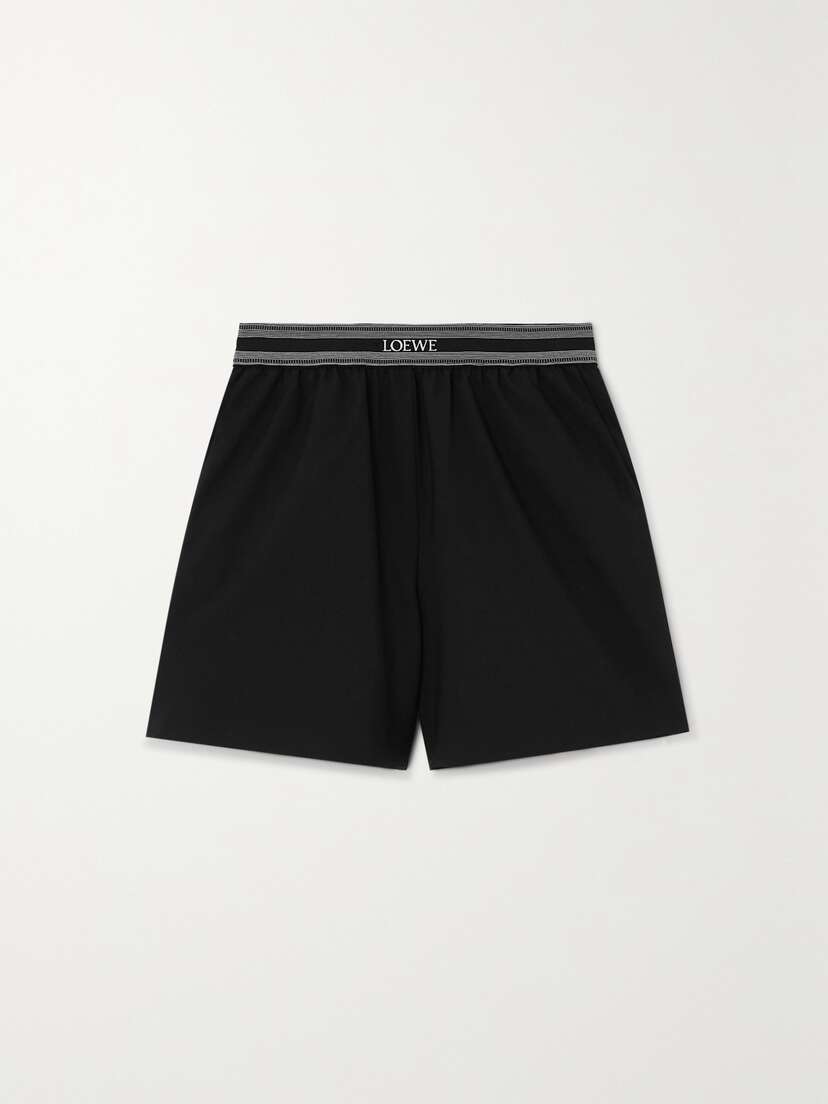 Loewe Embroidered Wool Shorts - x large