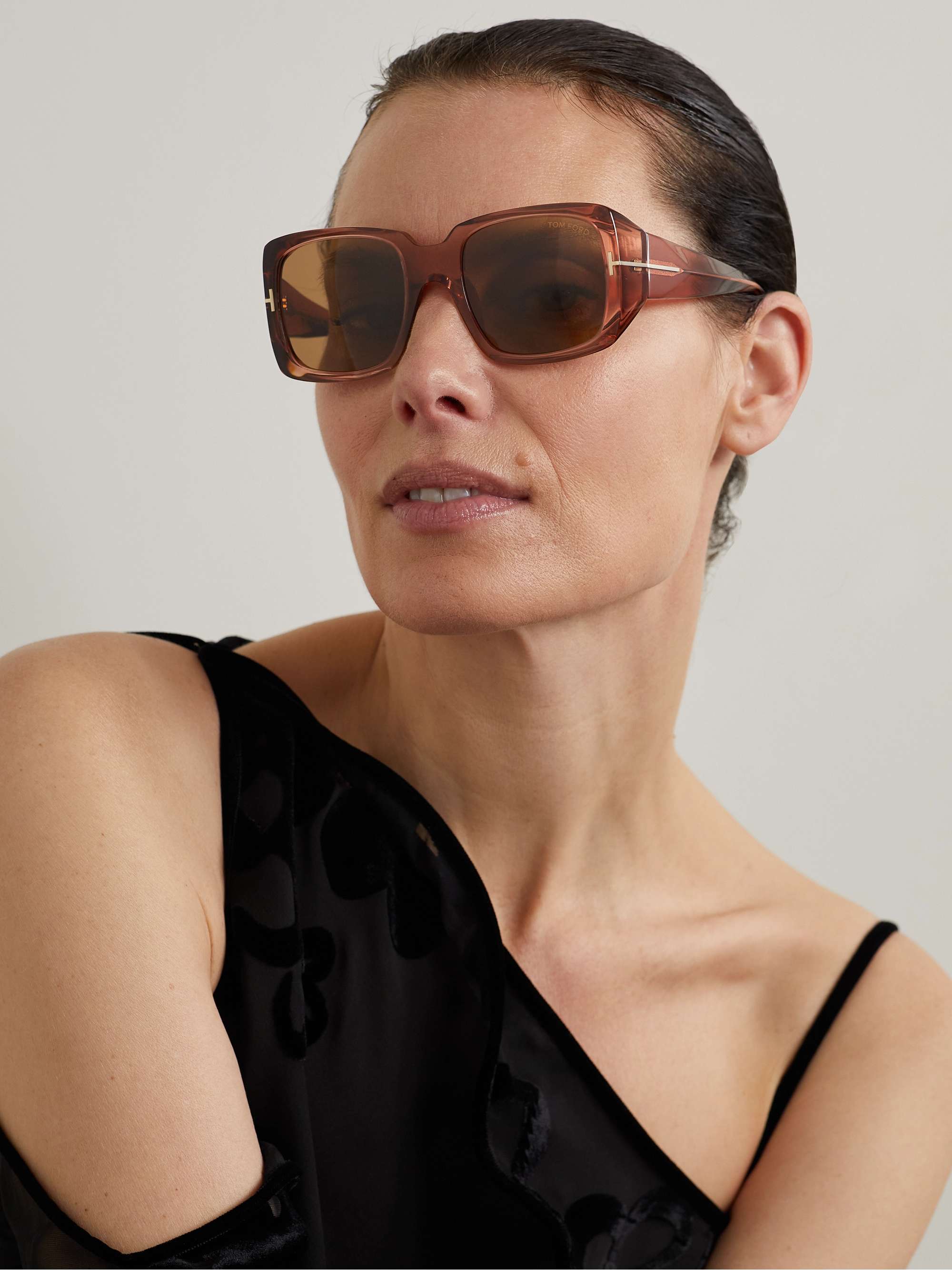 Ryder square-frame acetate sunglasses