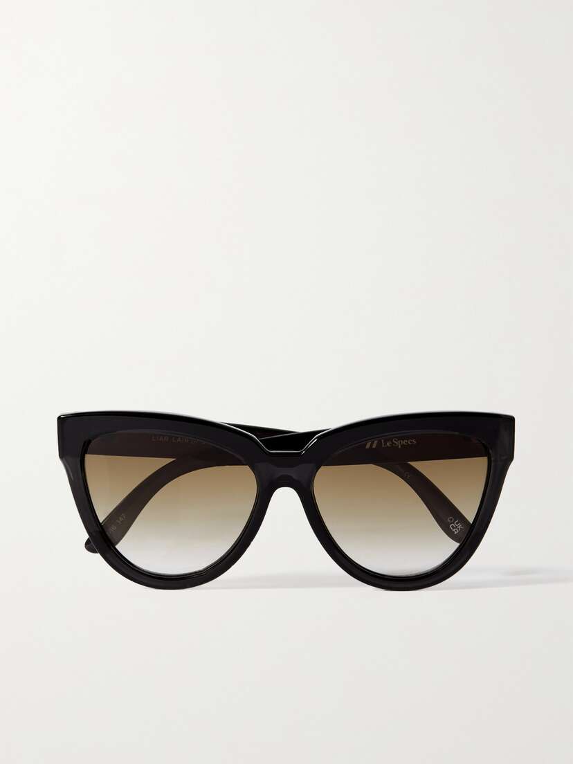Le Specs Liar Lair Oversized Cat-eye Acetate Sunglasses