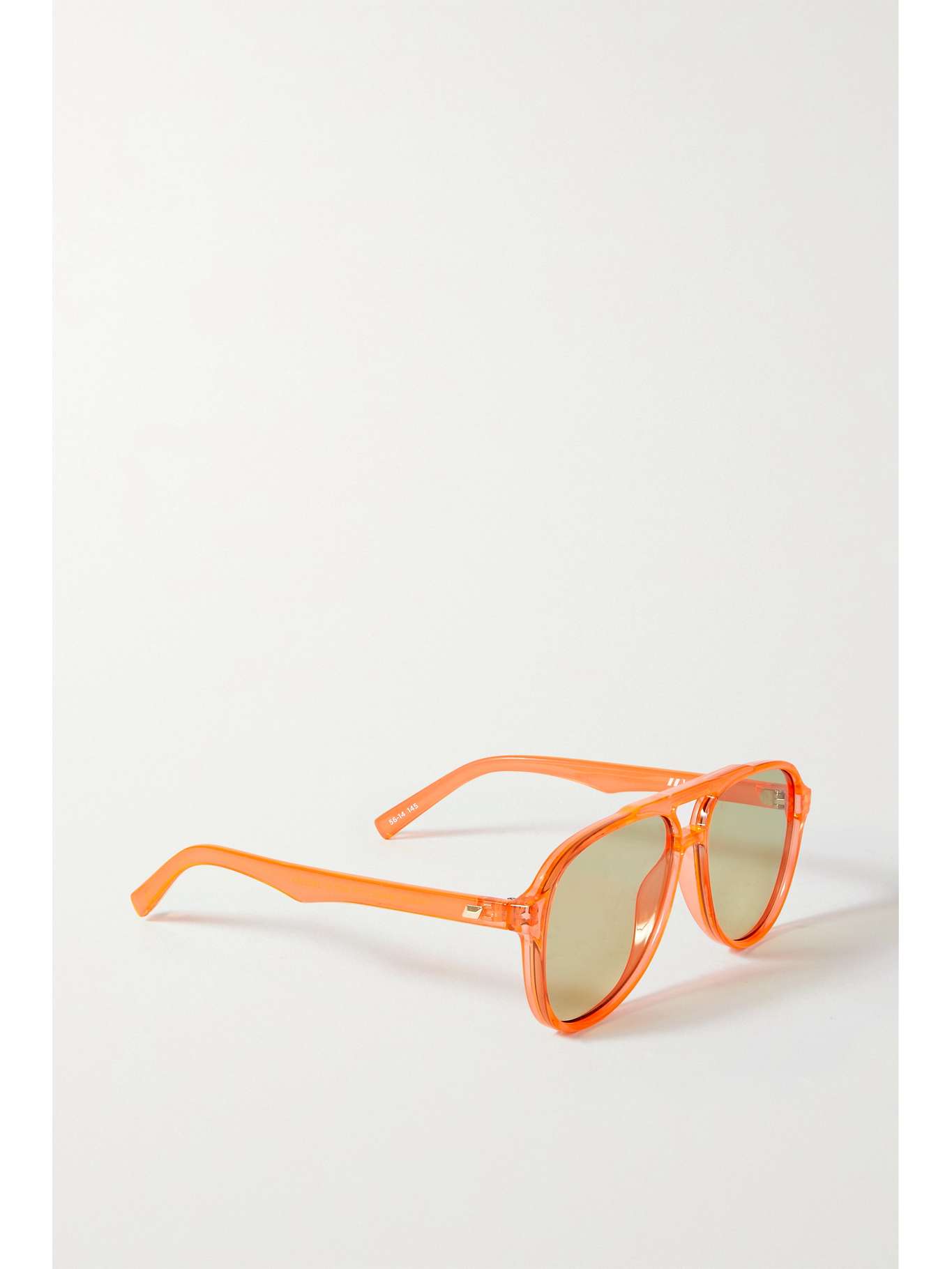 LE SPECS Tragic Magic aviatorstyle neon acetate sunglasses NETAPORTER