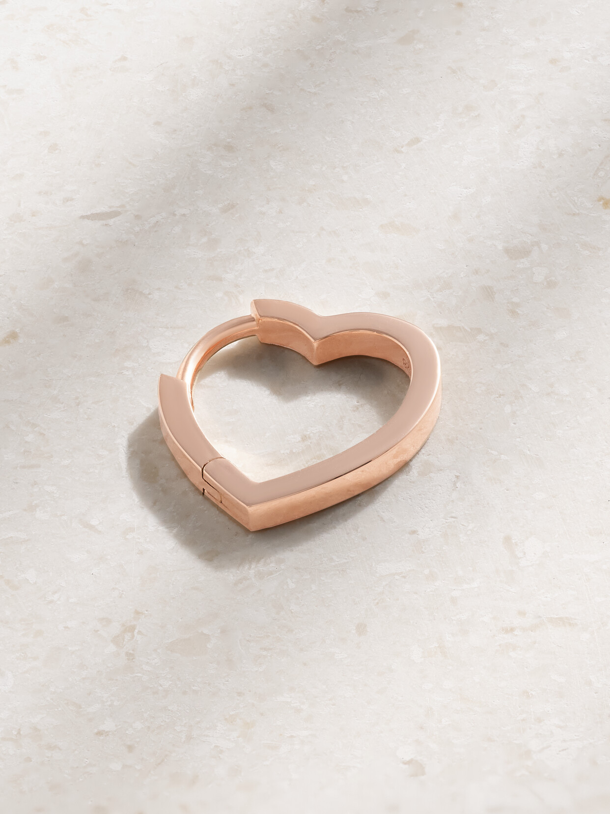 Repossi - Antifer Heart Small 18-karat Rose Gold Single Earring - one size