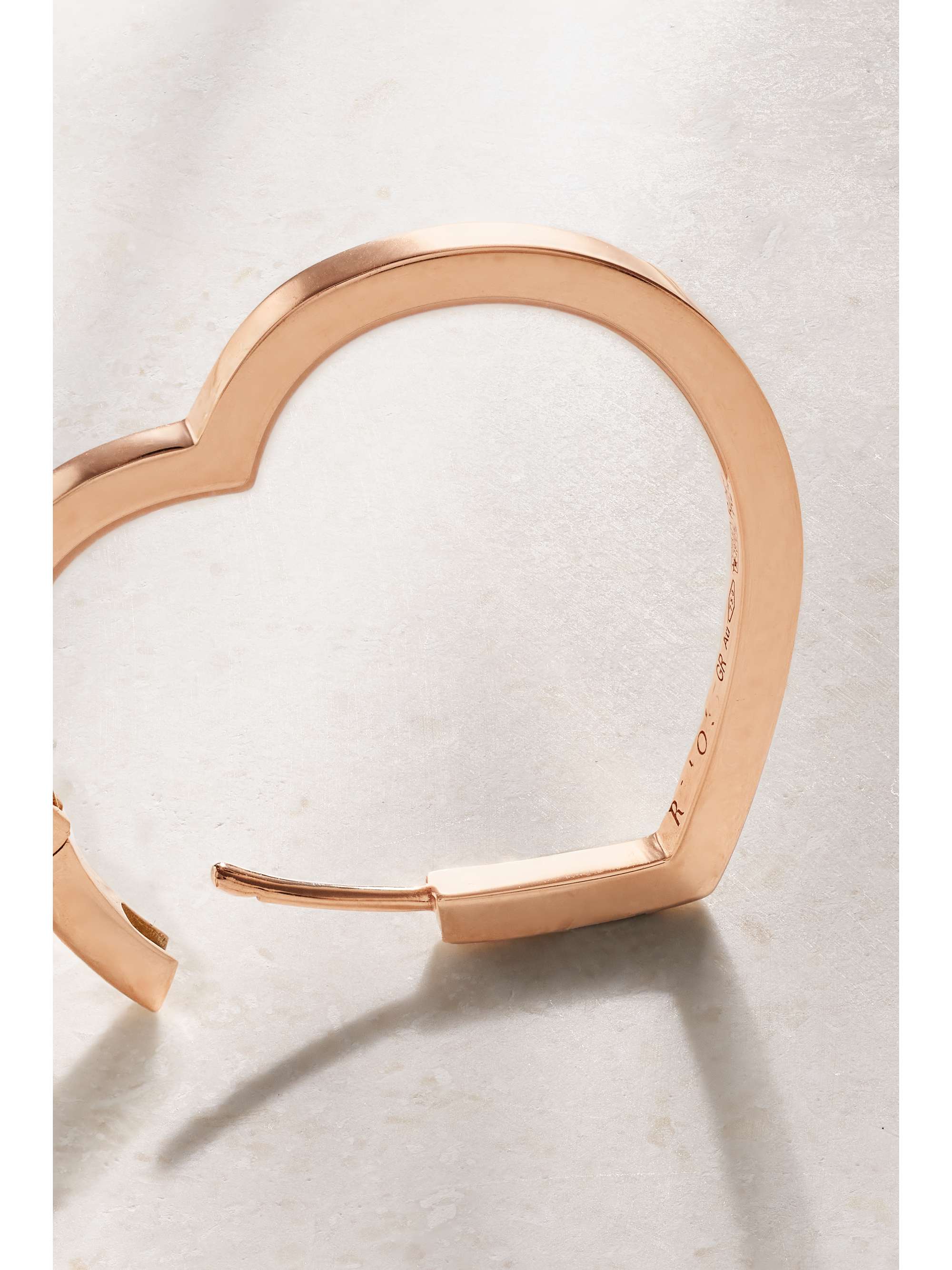 REPOSSI Antifer Heart Large 18-karat rose gold single earring