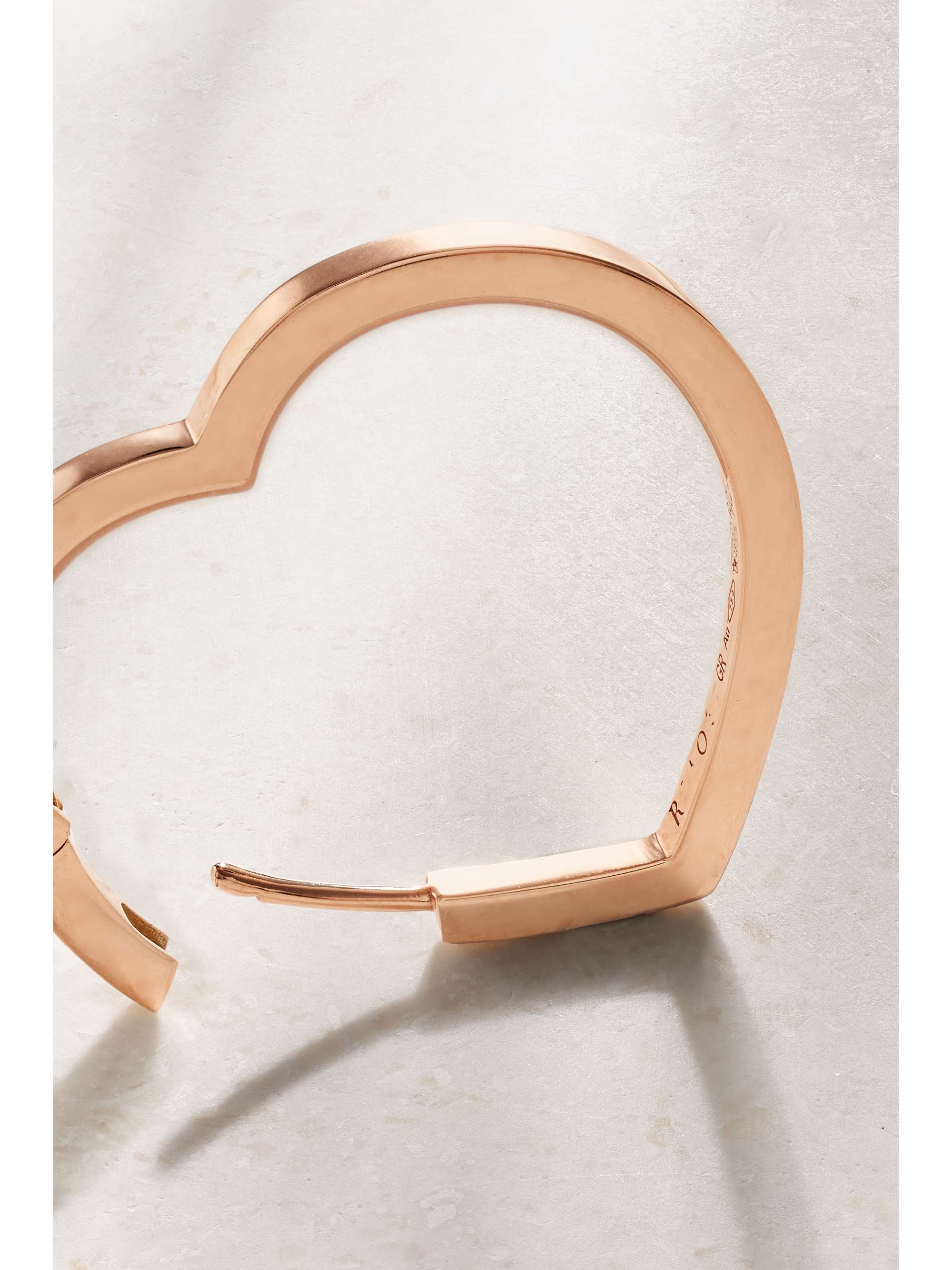 REPOSSI Antifer Heart Large 18-karat rose gold single earring | NET-A