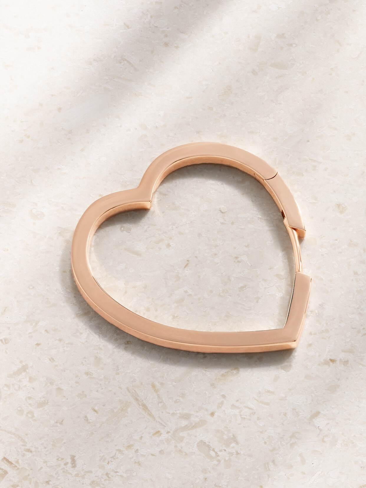 Repossi Antifer Heart Large 18-karat Rose Gold Single Earring