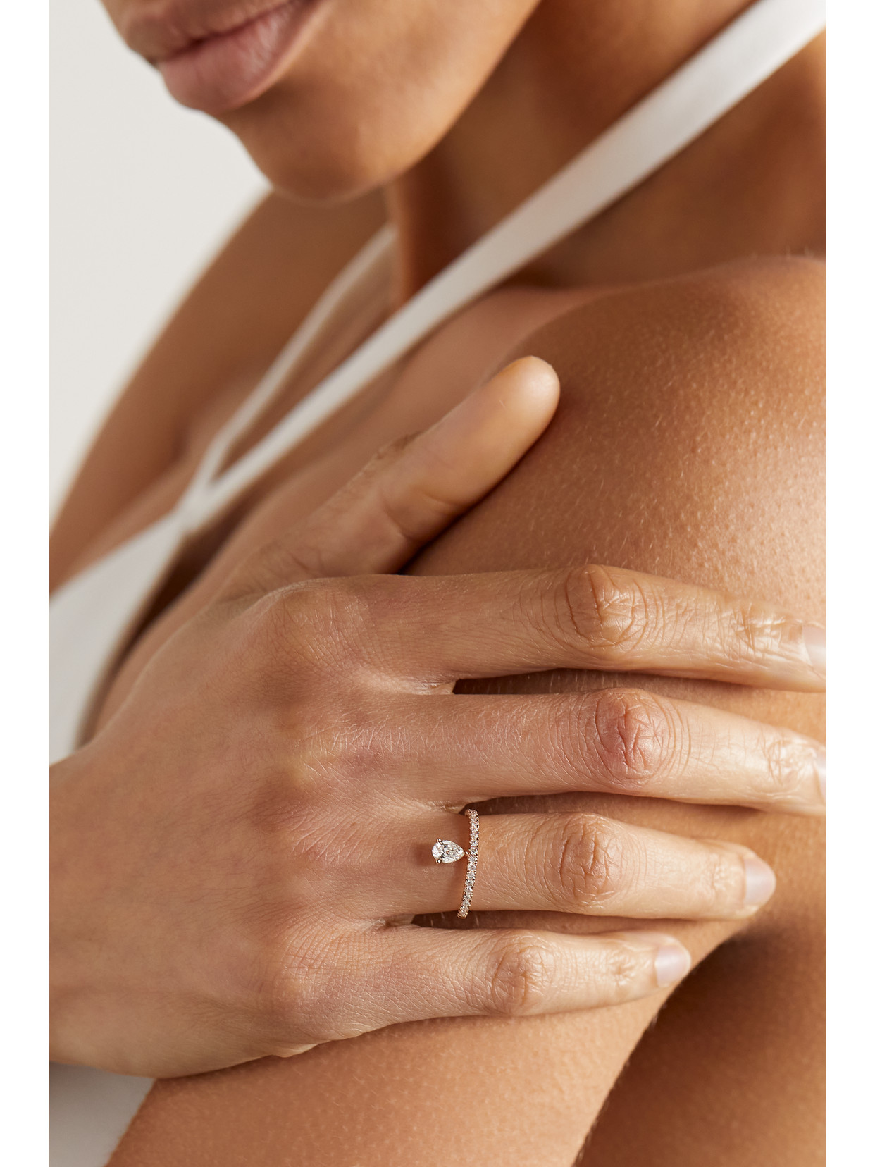 Anita Ko Duchess 18-karat Rose Gold Diamond Eternity Ring In Gold