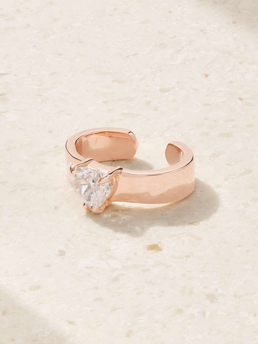 Anita Ko 18-karat Rose Gold Diamond Ear Cuff