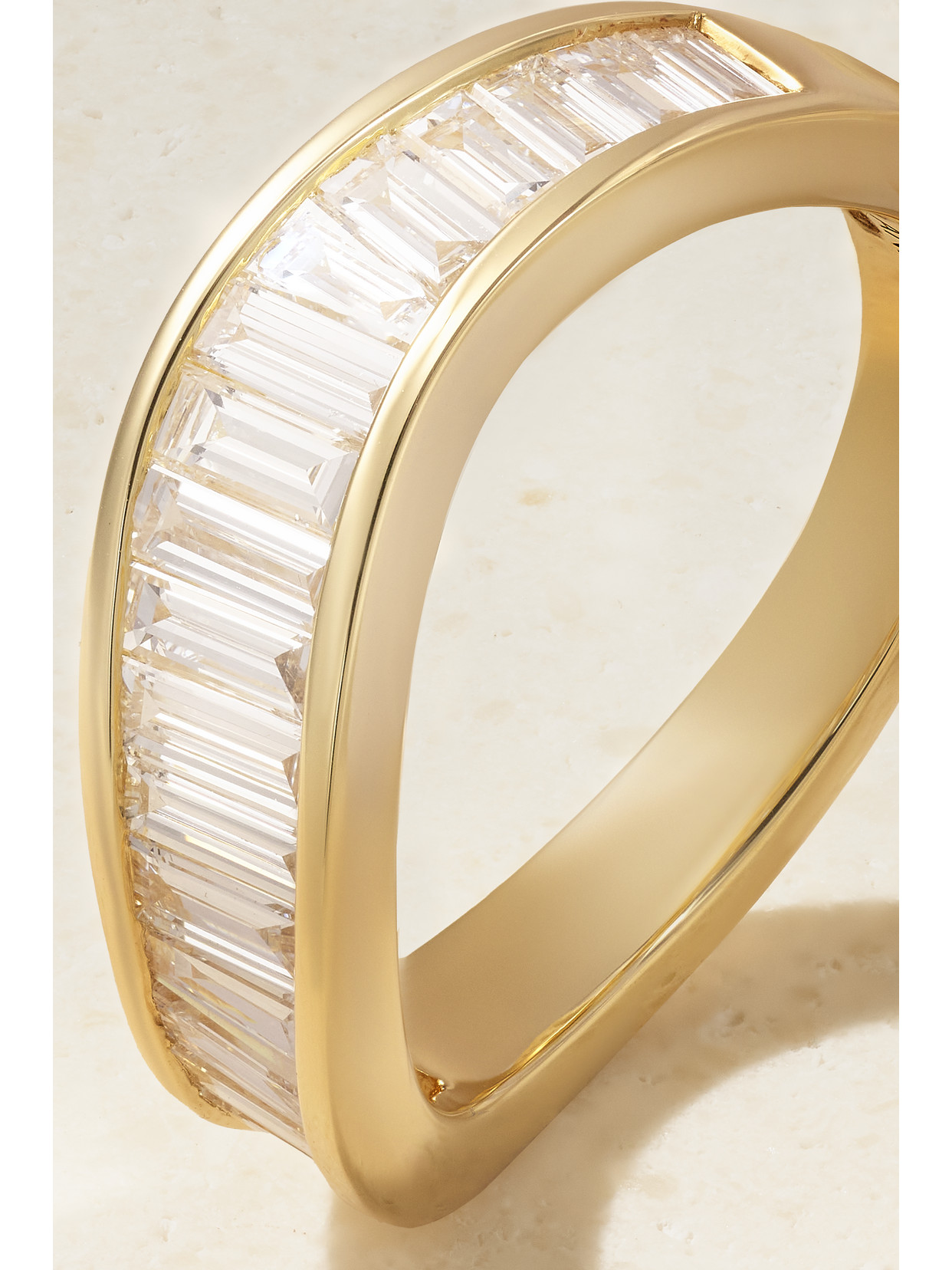 Anita Ko Wave 18-karat Gold Diamond Ring In Gold