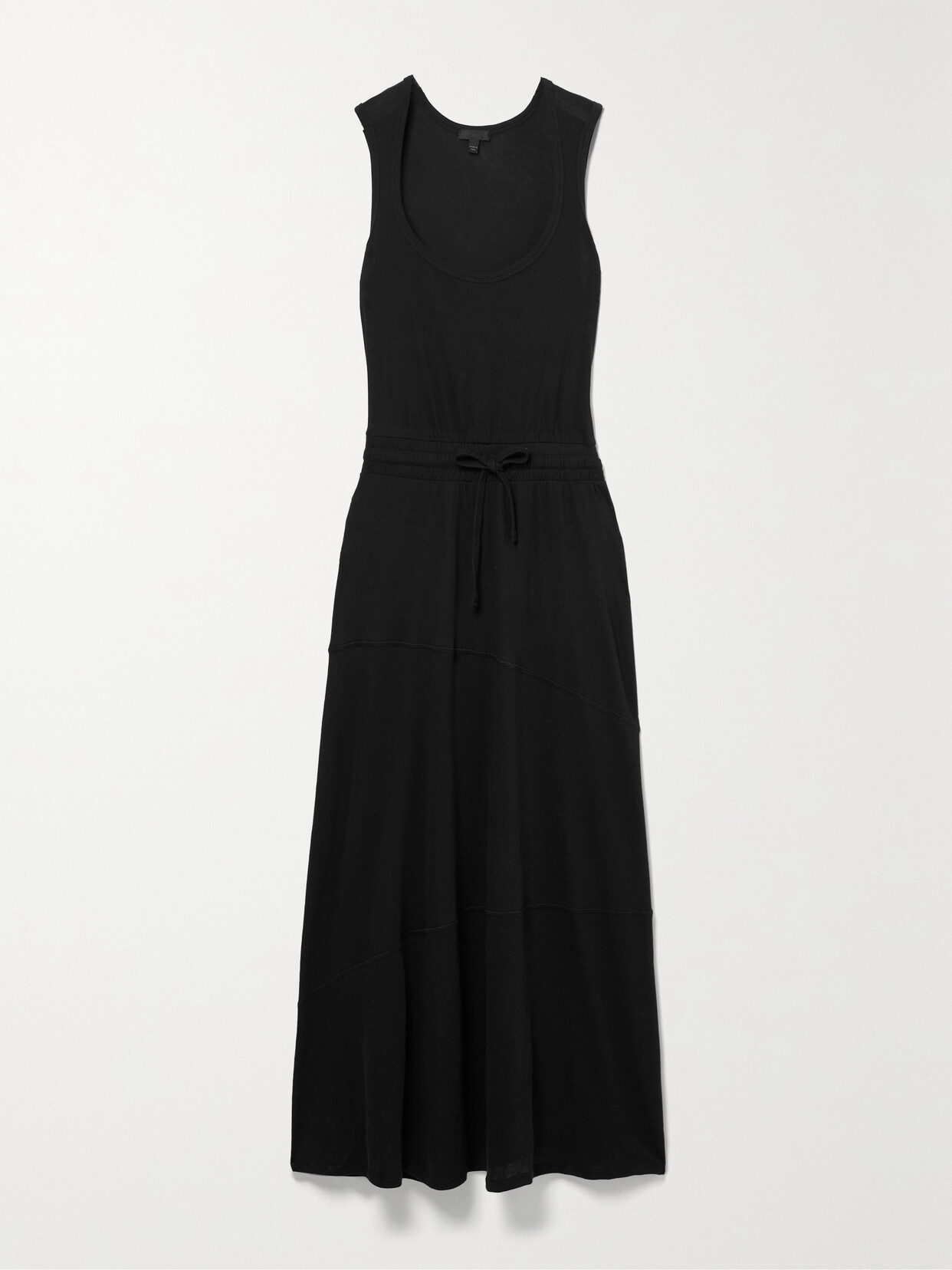 ATM Anthony Thomas Melillo - High Torsion Cotton-jersey Maxi Dress - Black