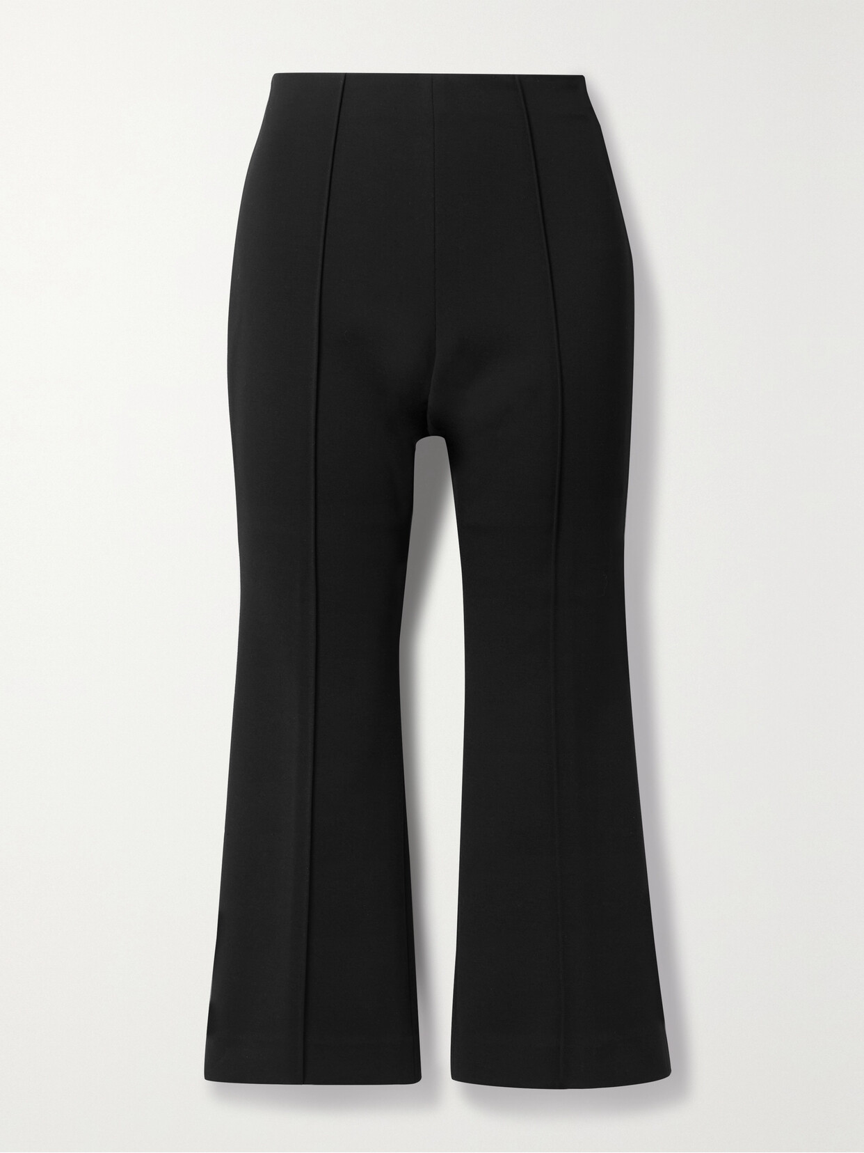 ATM Anthony Thomas Melillo - Cropped Stretch-ponte Flared Pants - Black