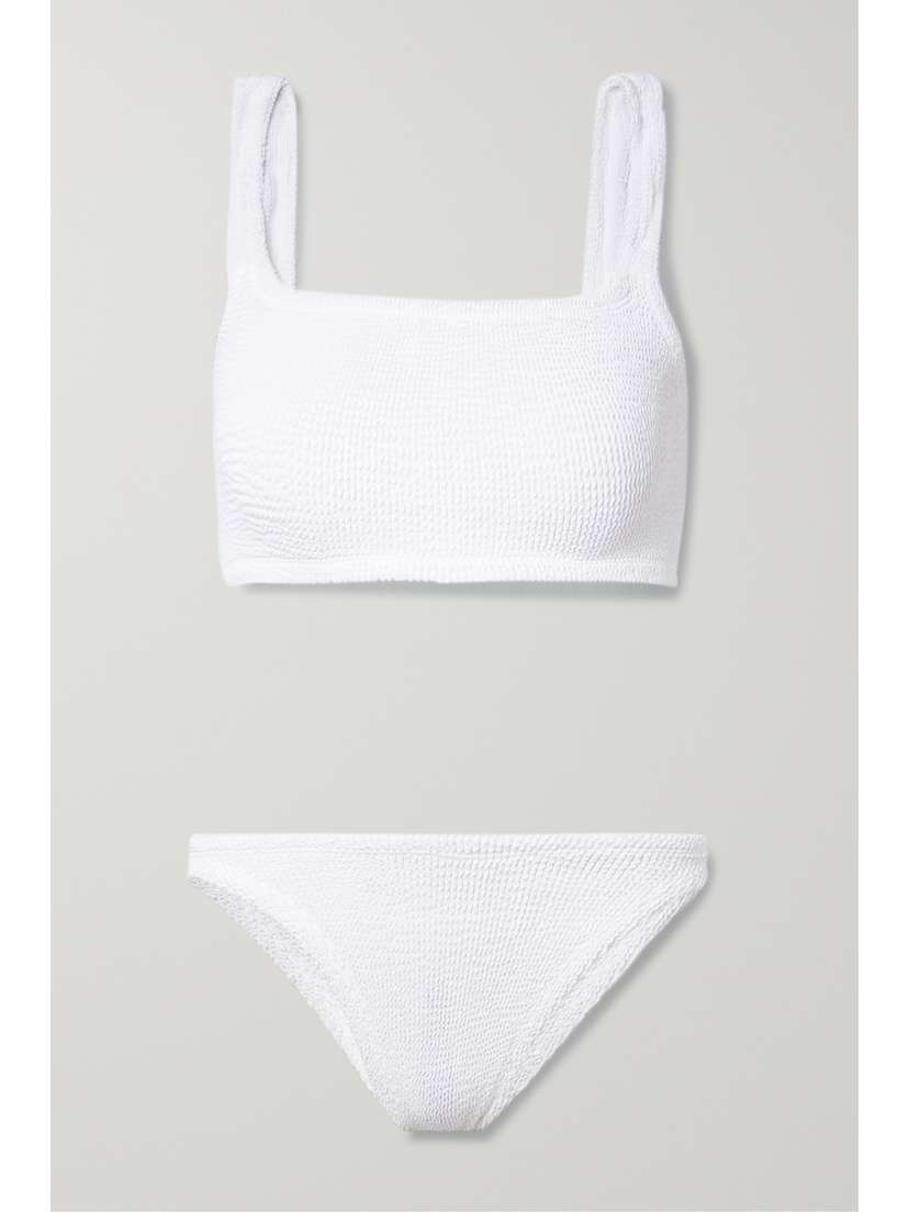 Hunza G + Net Sustain Xandra Seersucker Bikini