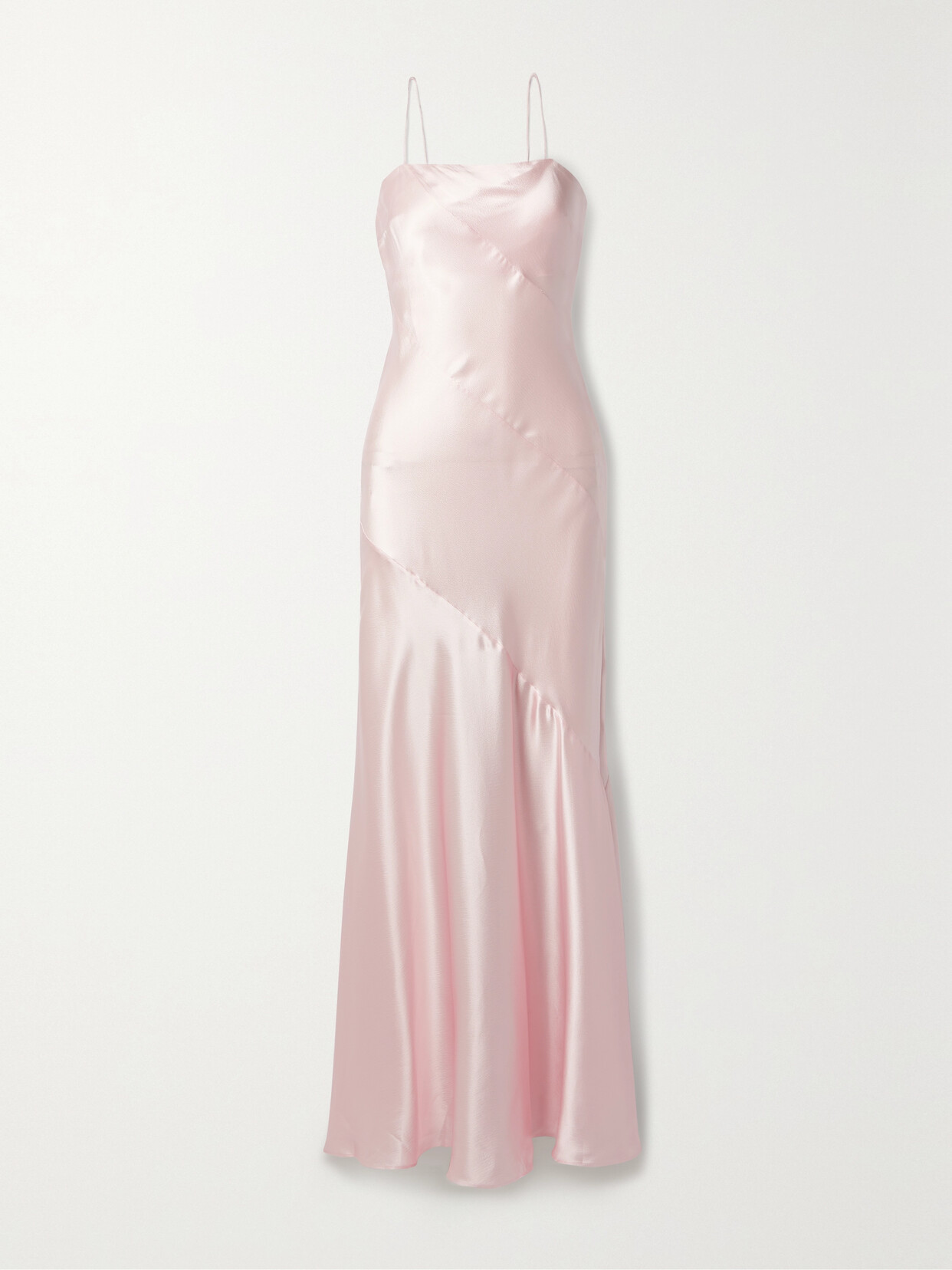 LoveShackFancy Oaklynn Hammered-silk Midi Dress