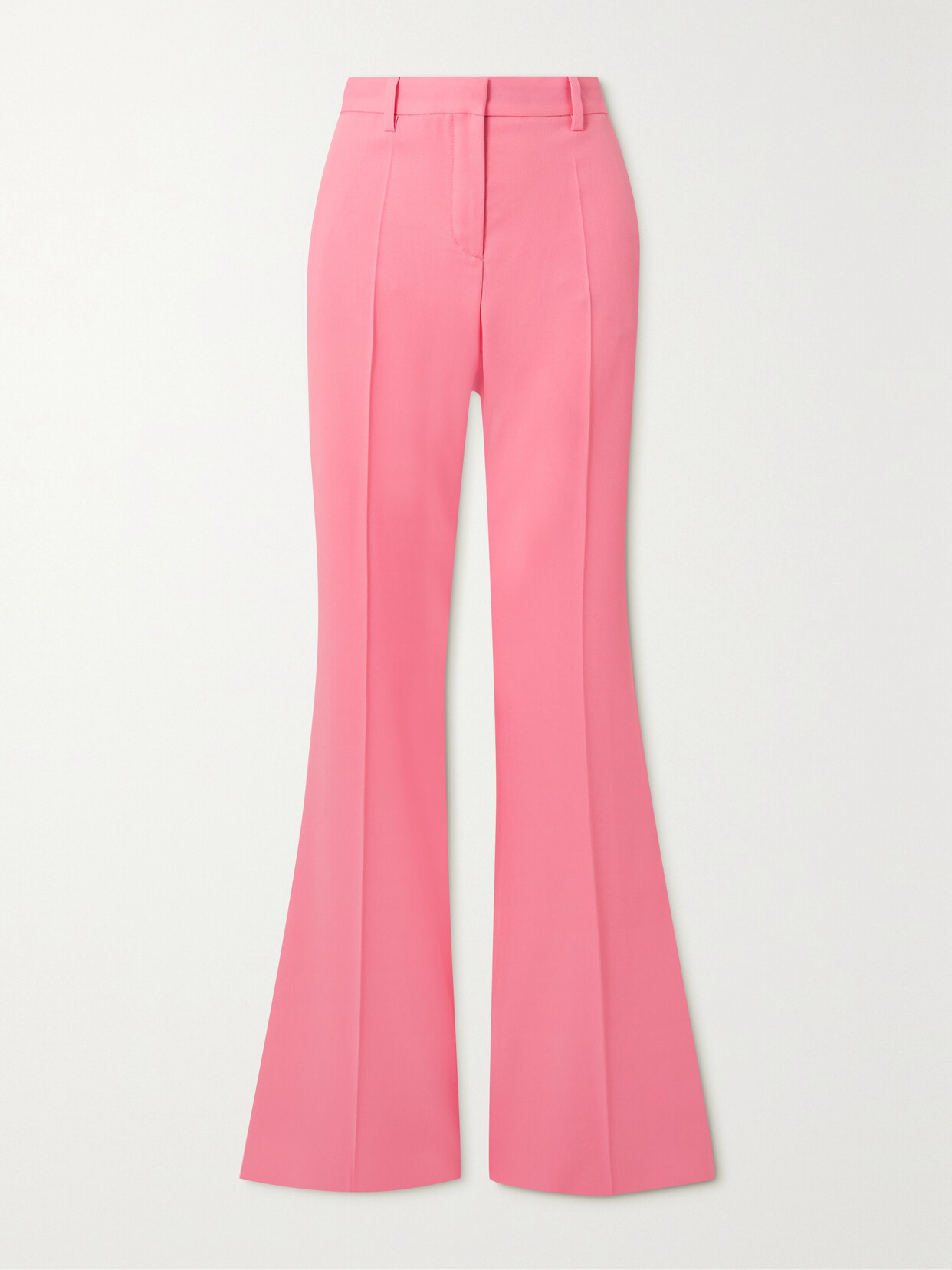 Versace Wool-twill Flared Pants - Pink
